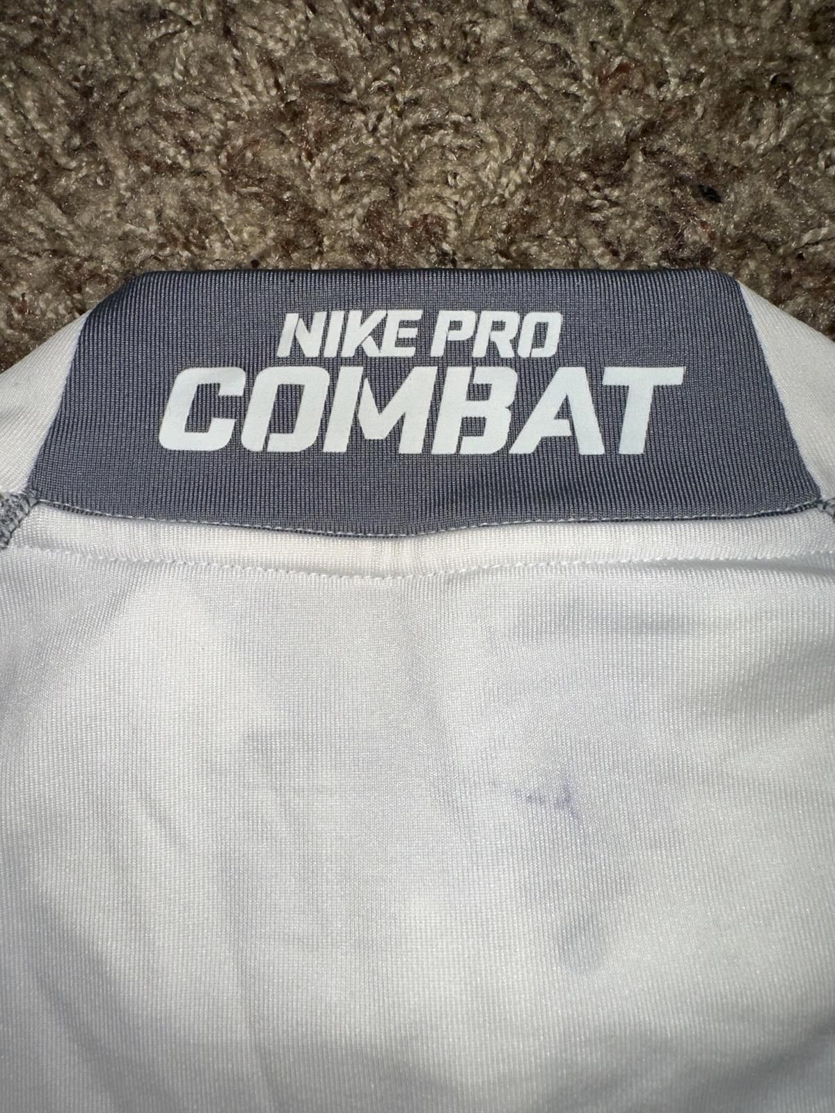 Nike Nike Pro Combat Hyperwarm Fitted Dri Fit Long Sleeve T-Shirt Size US S / EU 44-46 / 1 - 8 Thumbnail