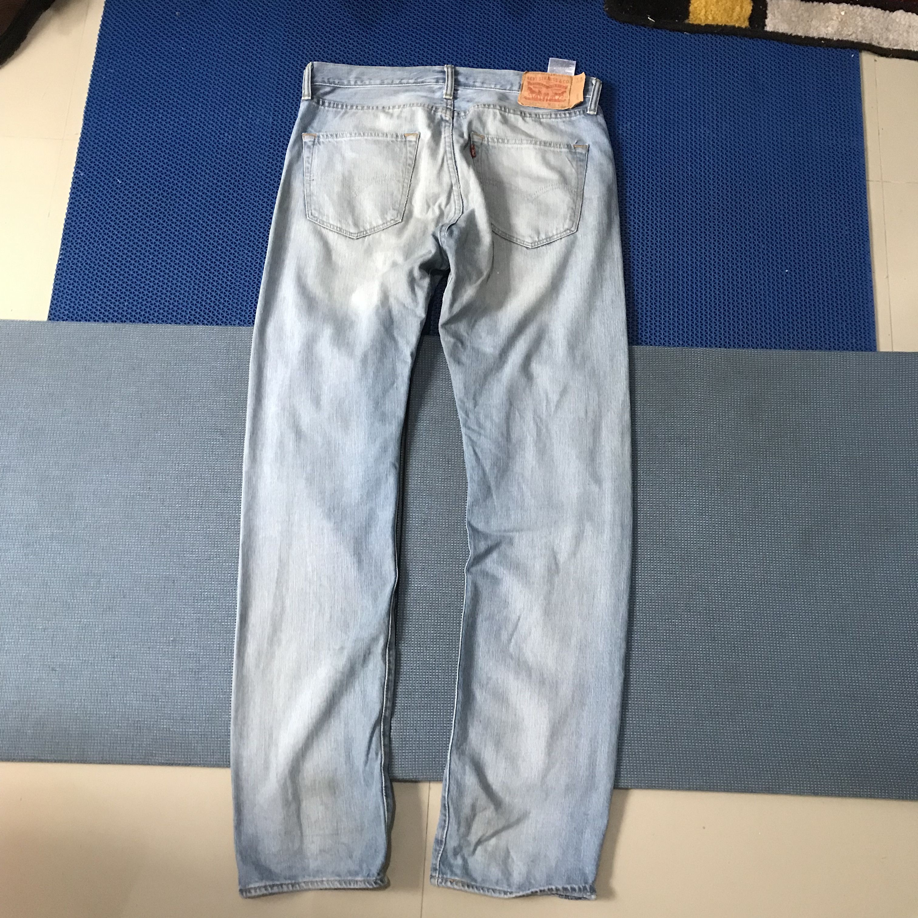 Levi's Vintage Levis 501 jeans acid wash blue jeans size W 33 L 33 Size US 33 - 1 Thumbnail