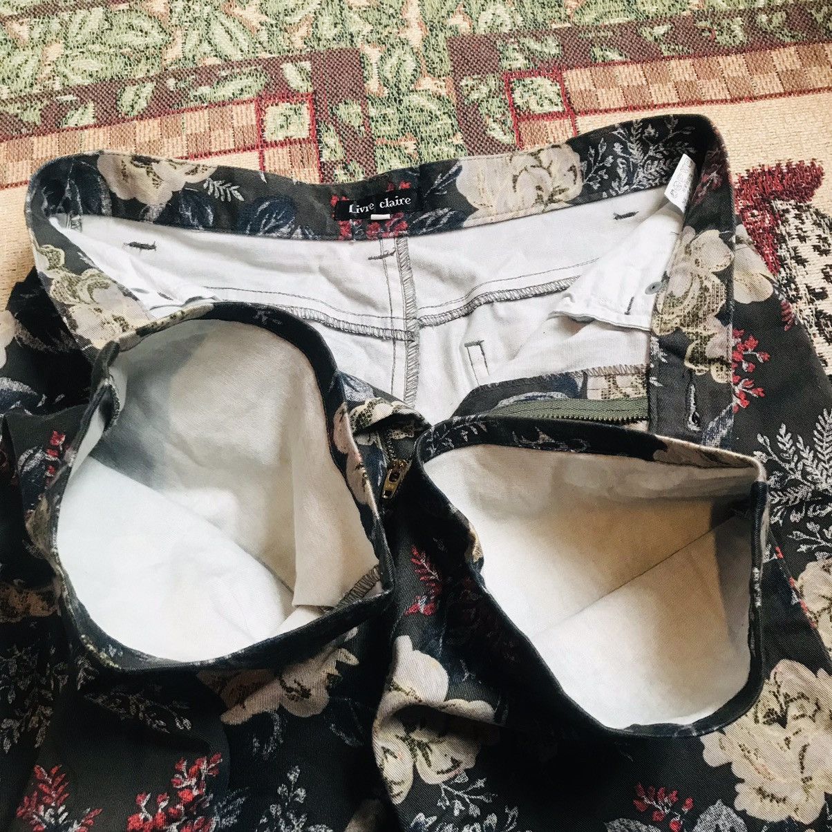 Japanese Brand × Seditionaries × Vintage Vintage Live Claire Floral Denim Size 27" / US 4 / IT 40 - 8 Thumbnail