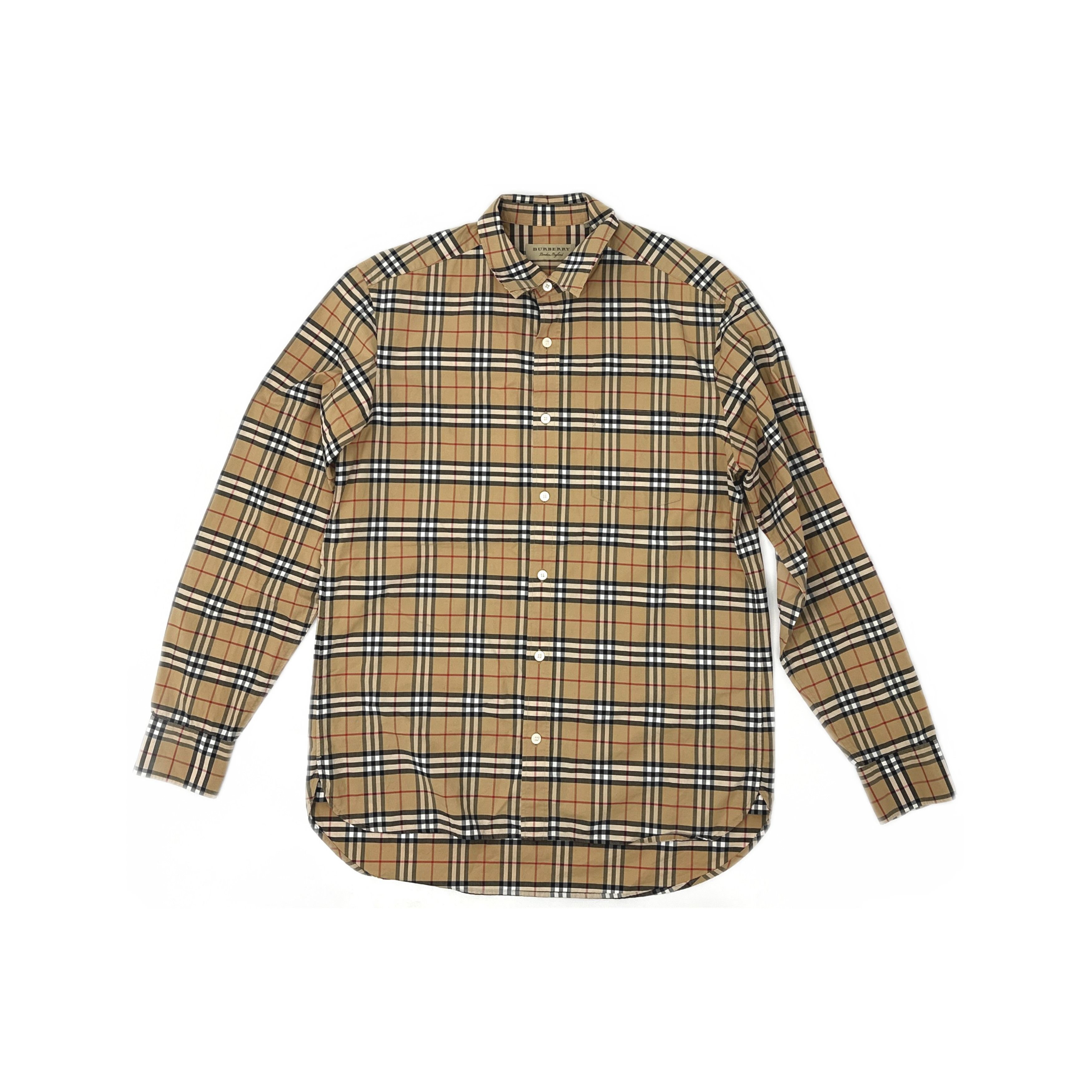 Burberry Burberry Check Button Up Shirt Size M Size US M / EU 48-50 / 2 - 1 Thumbnail