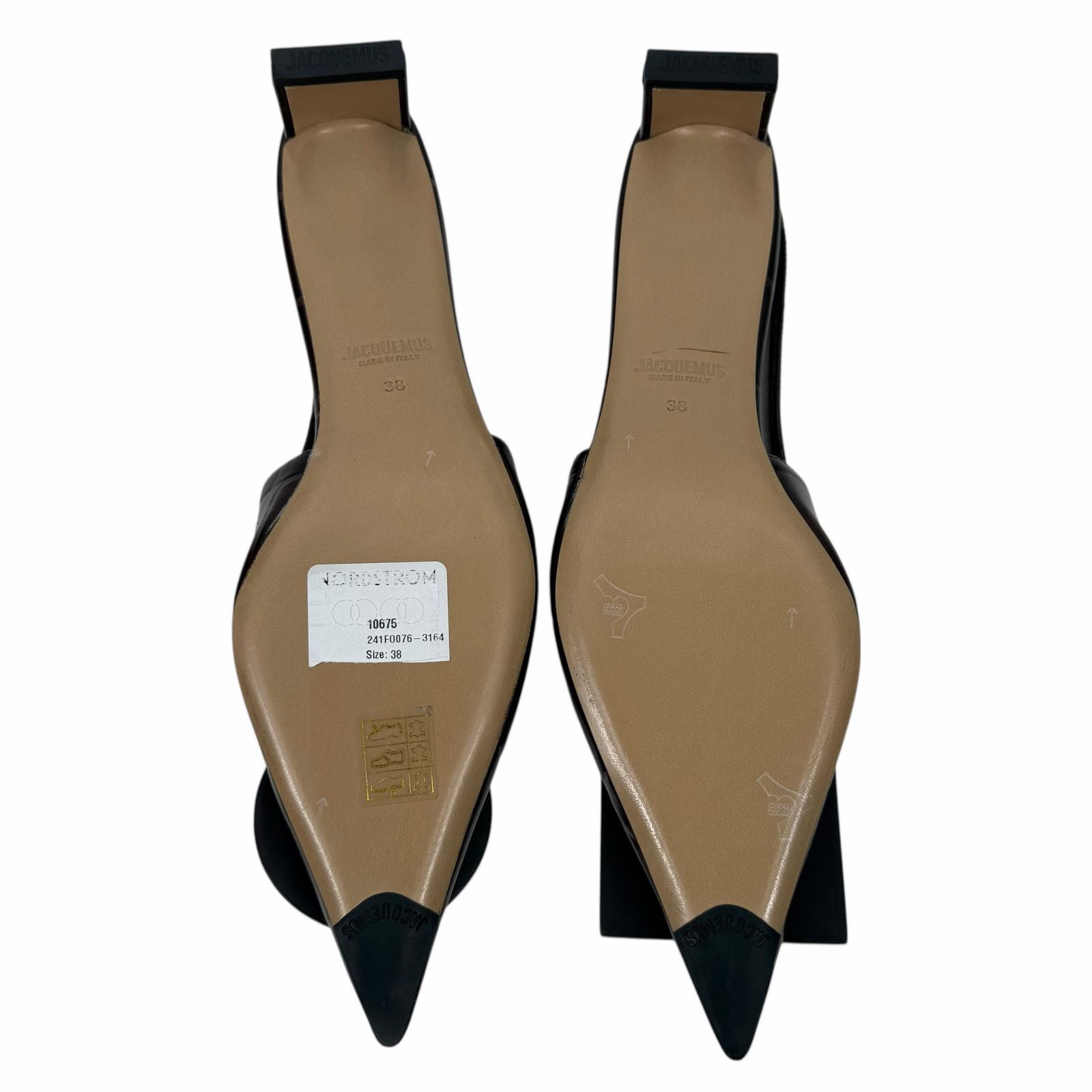 Jacquemus Jacquemus Les Duelo Slingback Pump Croc Emboss Brown 38 Size US 7.5 / IT 37.5 - 11 Thumbnail