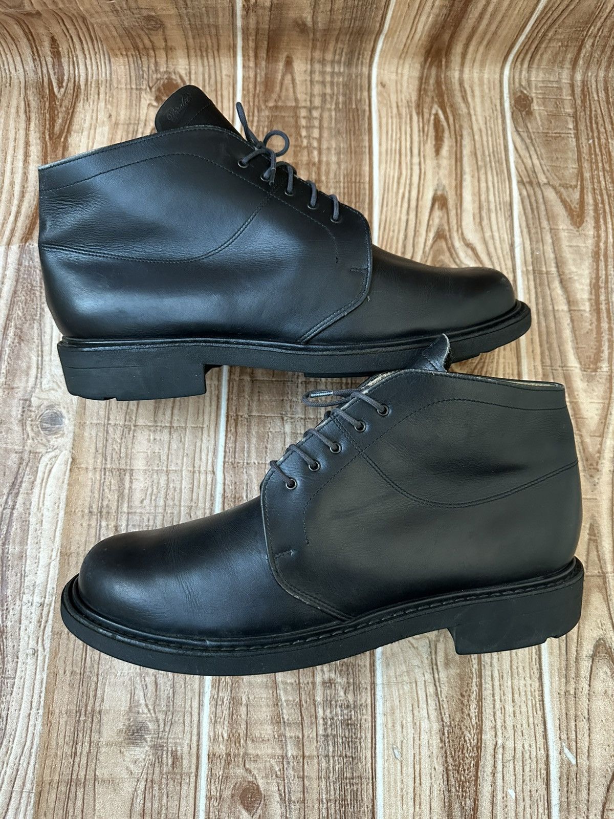 Paraboot Paraboot Black Leather Vintage Size US 8 / EU 41 - 12 Thumbnail