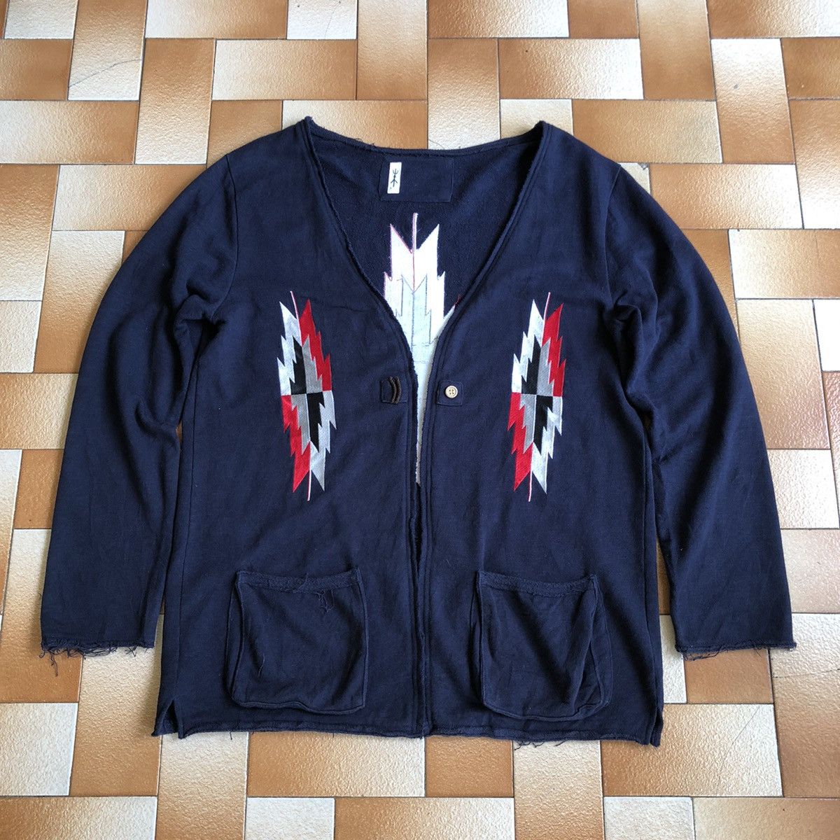 Japanese Brand NAVAJO CHIMAYO embroidered cardigans Size US L / EU 52-54 / 3 - 12 Thumbnail