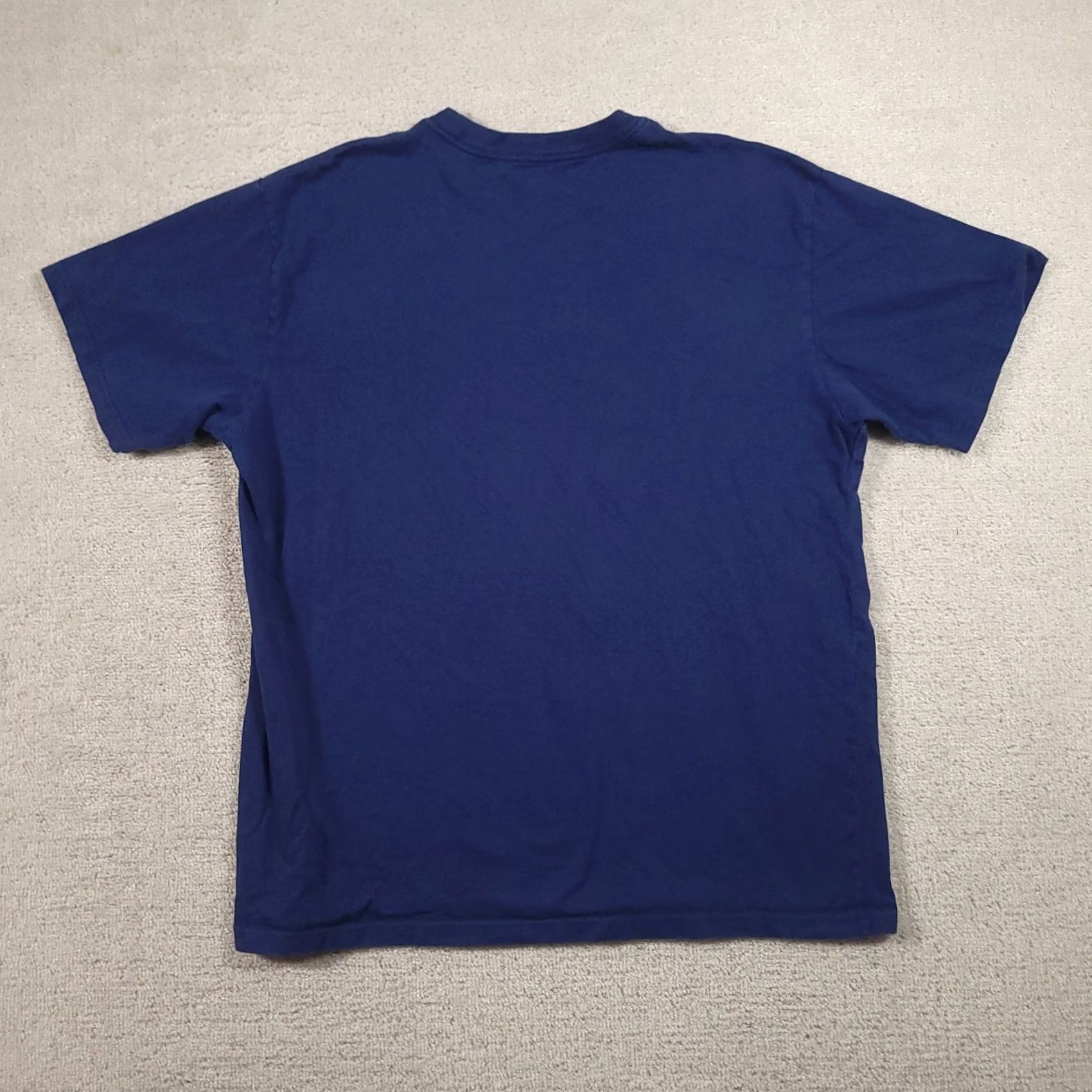 Disney Disney T-Shirt Blue Short Sleeve Crew Neck Mickey Mouse Script XL Mens Size US XL / EU 56 / 4 - 7 Thumbnail
