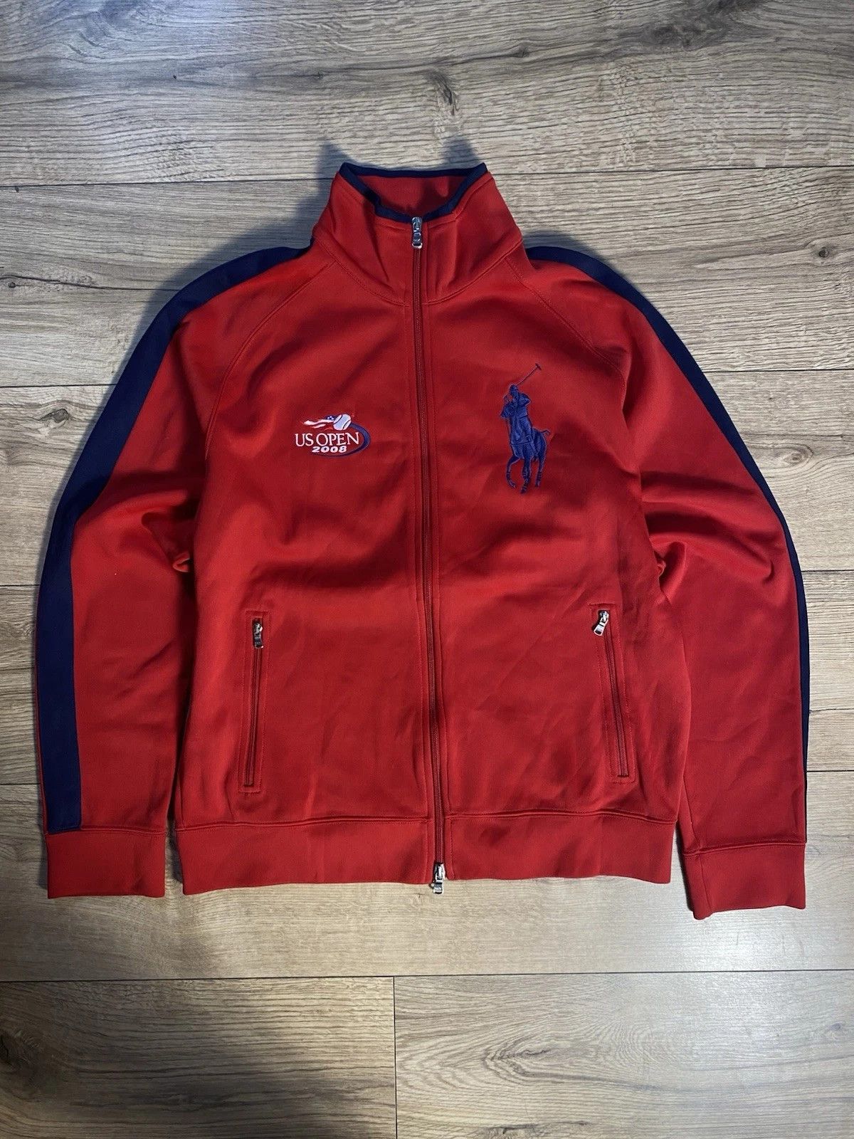 Polo Ralph Lauren Vintage Polo Ralph Lauren US Open 2008 Red Track Jacket Size US M / EU 48-50 / 2 - 1 Thumbnail