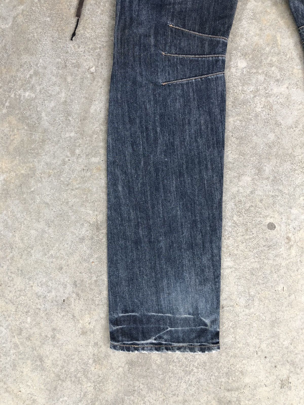 PPFM PPFM Double Waist Distressed Jeans Size US 33 - 13 Thumbnail