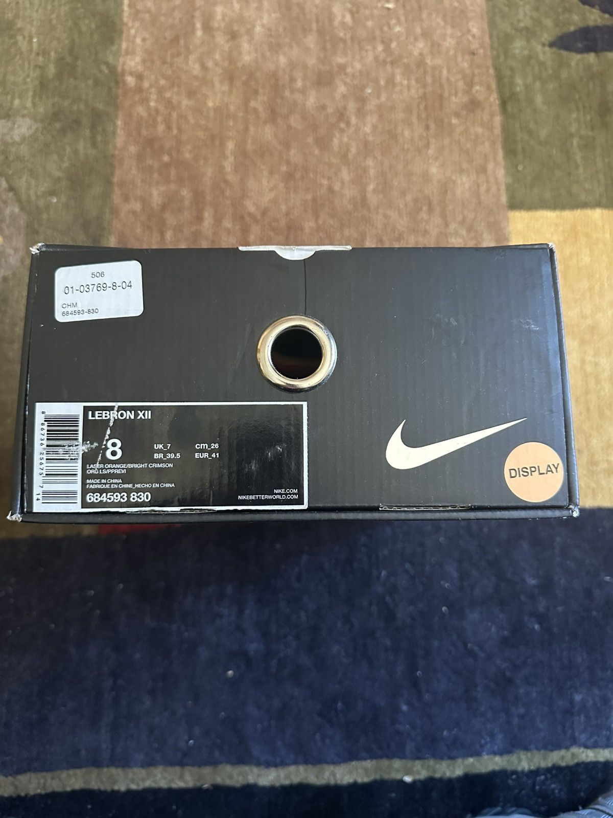 Nike LeBron XII 684593 830 Size US 8 / EU 41 - 6 Thumbnail