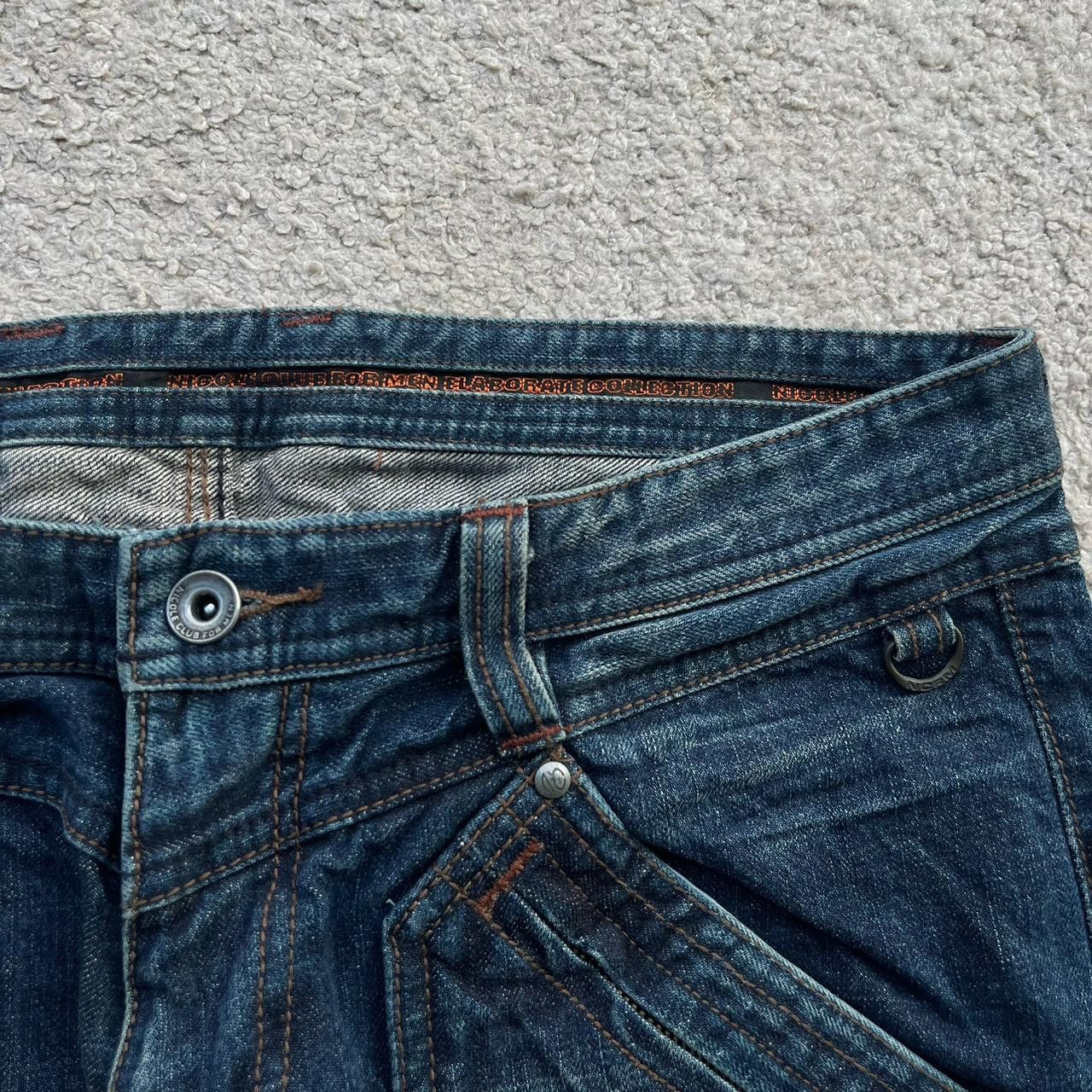 Nicole Club Japanese Brand Nicole Club For Men Multi Pocket Cargo Denim Size US 32 / EU 48 - 4 Thumbnail