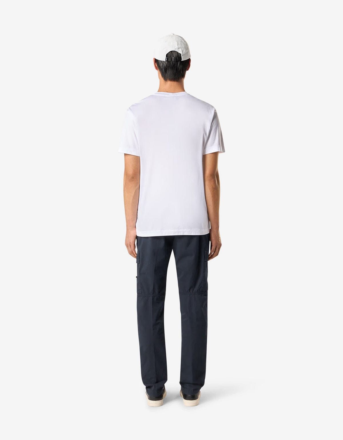 Stone Island Stone Island White Compass Logo T-Shirt Size US L / EU 52-54 / 3 - 4 Thumbnail
