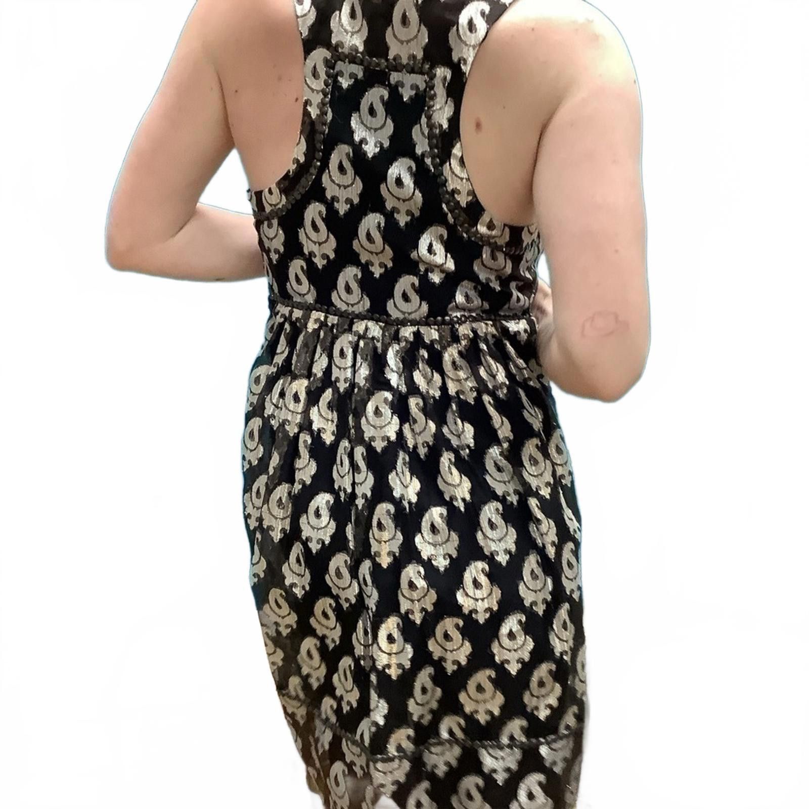Free People Free People 8 Metallic Brown Silver Studded Mini Dress Size M / US 6-8 / IT 42-44 - 5 Thumbnail