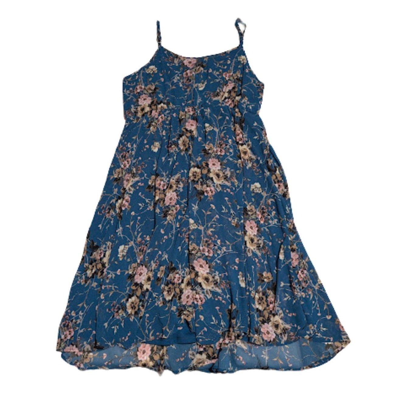 Torrid Torrid Floral Midi Dress Adjustable Strap Plus Size 2 USED Size XXL / US 16-18 / IT 52-54 - 5 Thumbnail