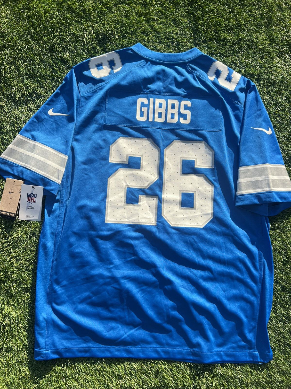 NFL New Nike Gibbs Detroit Lions NFL Jersey Size US XXL / EU 58 / 5 - 7 Thumbnail