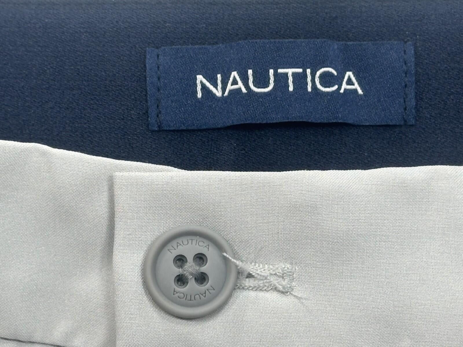 Nautica Nautica Flat Front Straight Leg Chinos Beige Mens 34/32 Size US 34 / EU 50 - 6 Thumbnail