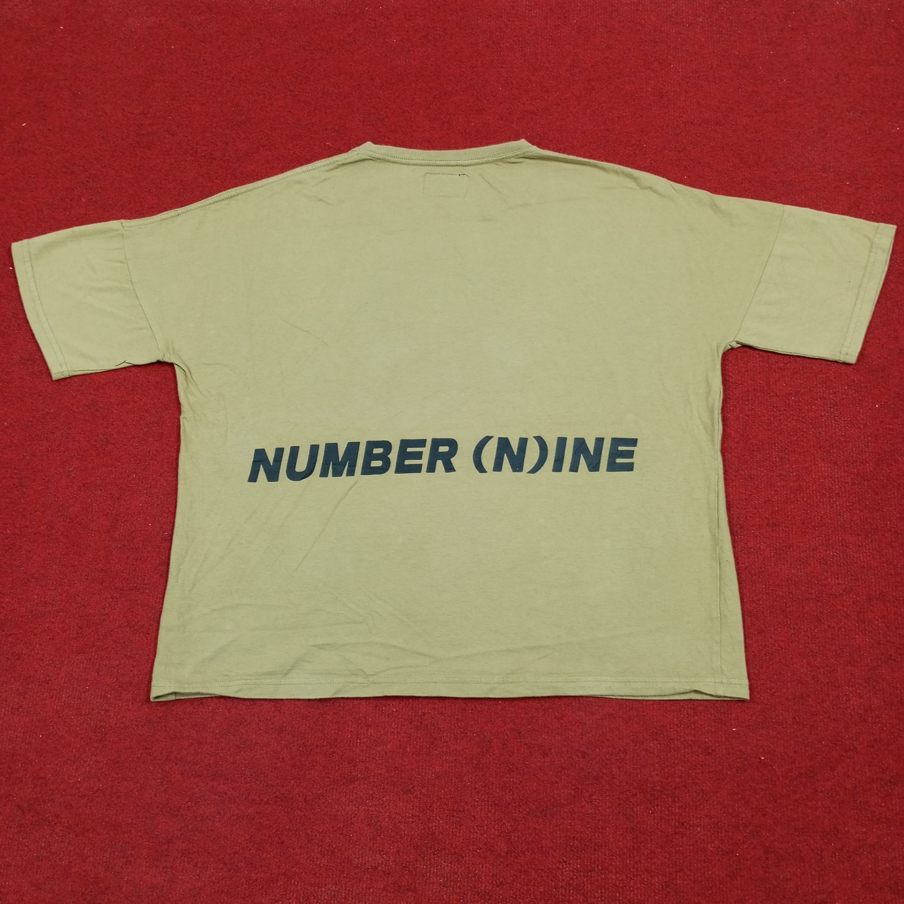 Japanese Brand × Number (N)ine × Vintage Number Nine Japanese Brand Spellout Designer Tshirt Size US L / EU 52-54 / 3 - 1 Thumbnail