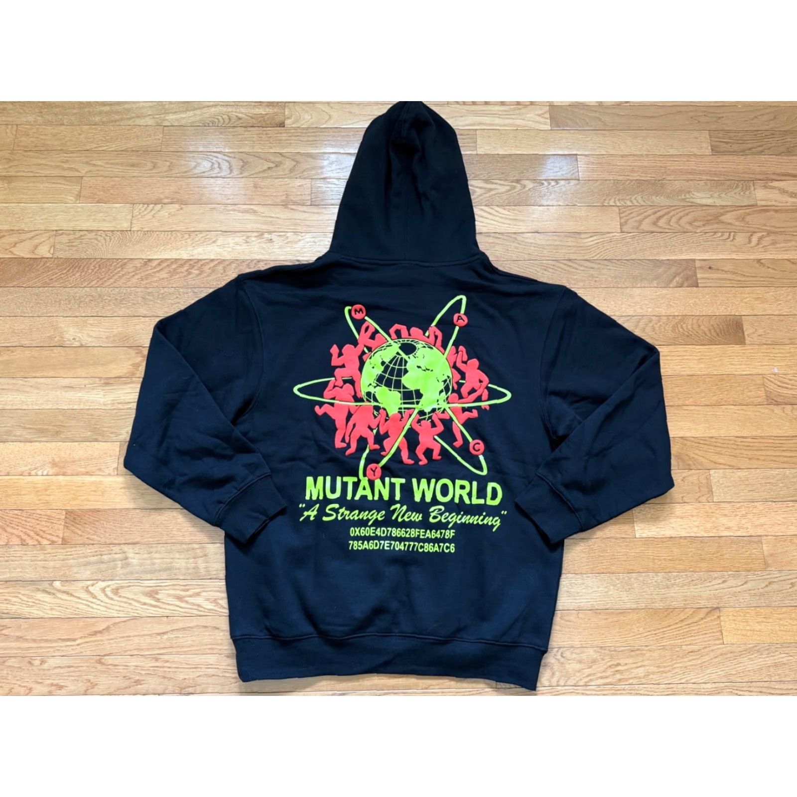 Vintage MAYC Mutant Ape Yacht Club Hoodie L Men Black Pullover Brand New NWOT Size US L / EU 52-54 / 3 - 2 Thumbnail