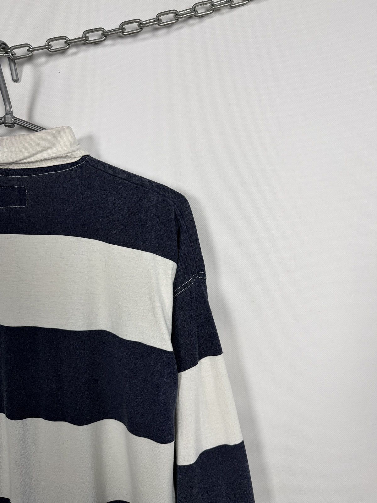 Levi's Vintage Clothing Vintage 90s Levi’s Long Sleeve Striped Polo Shirt Rugby Sz M Size US M / EU 48-50 / 2 - 10 Thumbnail