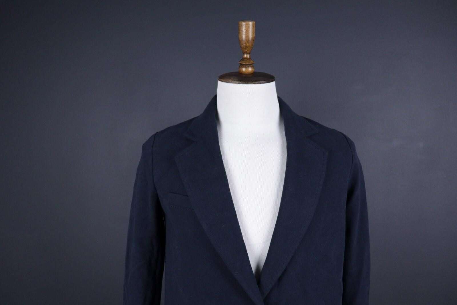 Circolo 1901 Circolo Blue One Button Coat Size IT 42 / UK 10 / FR 38 Size US M / EU 48-50 / 2 - 2 Thumbnail