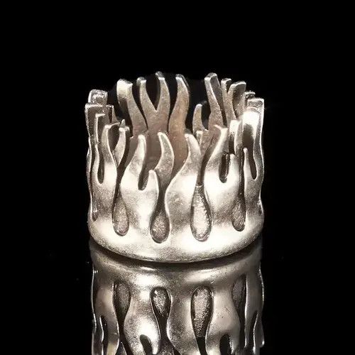 Jewelry × Sterling Silver × Vintage Unique Thai Silver Ring Size ONE SIZE - 2 Thumbnail