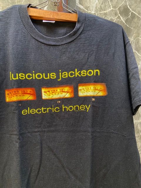 image of Band Tees x Vintage 1999 Luscious Jackson Electric Honey Vintage T-Shirt in Black, Men's (Size XL)