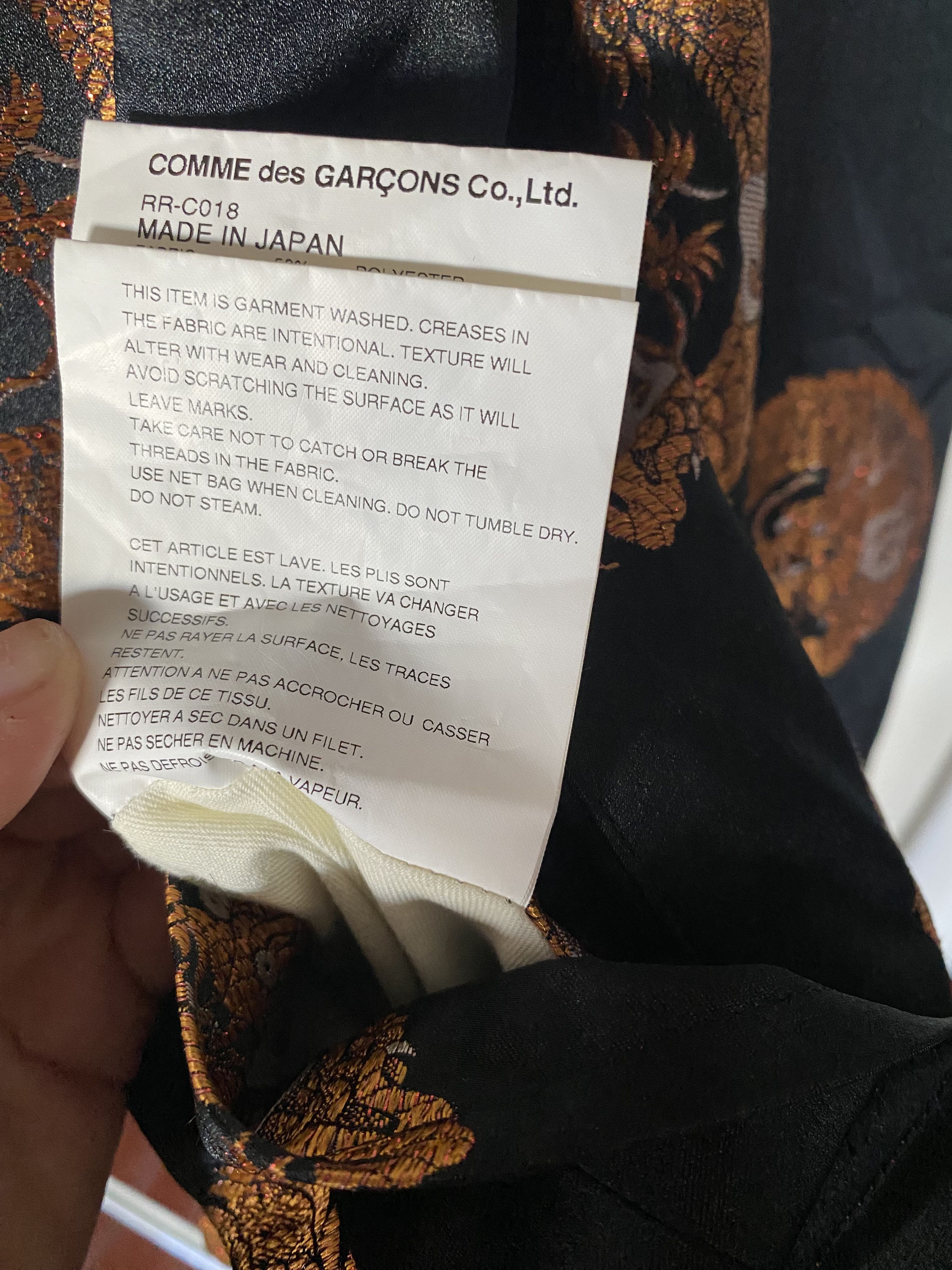 Comme des Garcons RARE Comme Des Garcons Dragon Brocade Quilted Tent Jacket Size US M / EU 48-50 / 2 - 5 Thumbnail