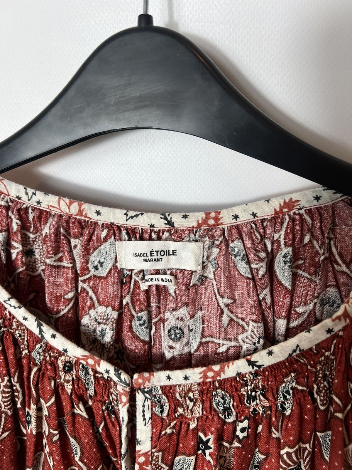 Isabel Marant Etoile Isabel Marant Etoile Tockya Floral Print Linen Tunic Dress Size M / US 6-8 / IT 42-44 - 6 Thumbnail