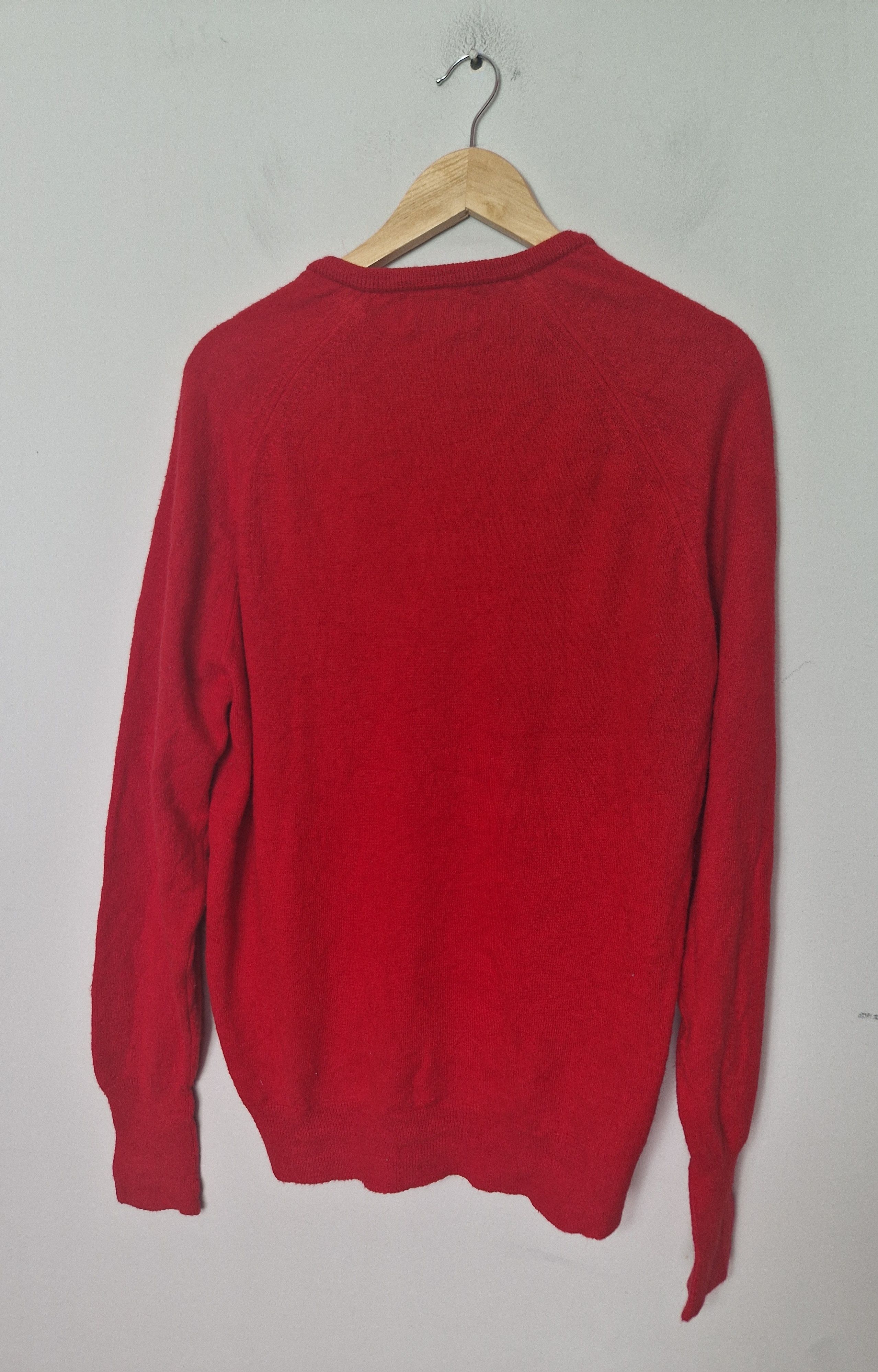 Dior Dior vintage red sweater Size US XL / EU 56 / 4 - 5 Thumbnail