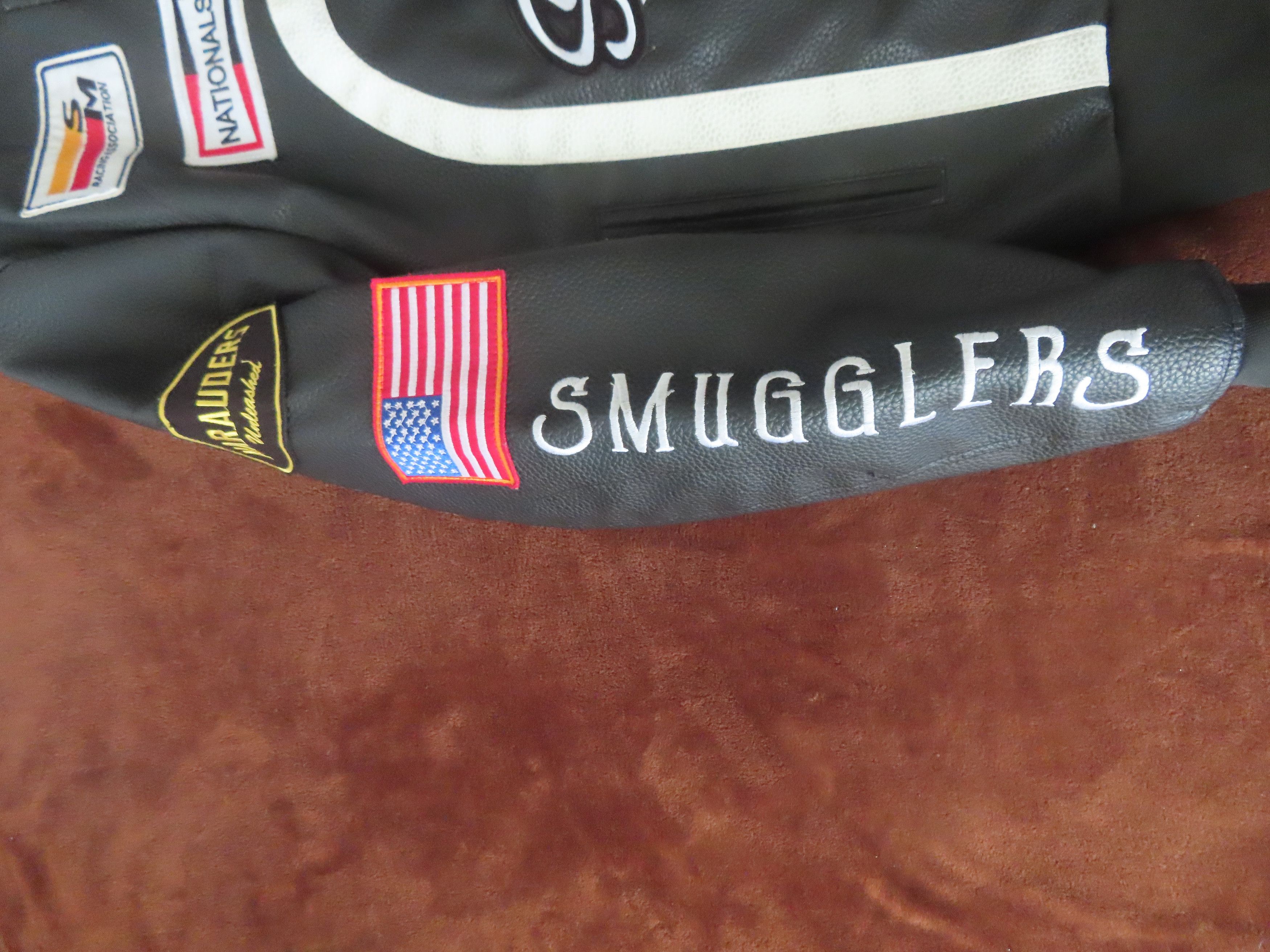 Designer SMUGGLERS MOON 1920 HANDCRAFTED FAUX LEATHER JACKET Size US L / EU 52-54 / 3 - 4 Thumbnail