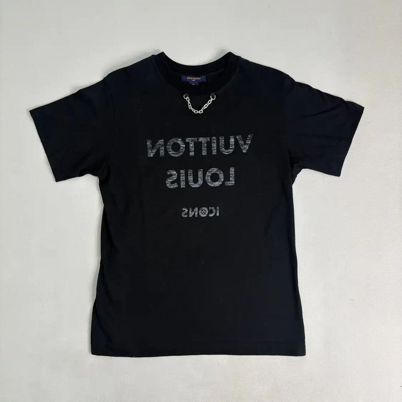 Louis Vuitton Louis Vuitton Black Cotton Women's T-shirt 0089 Size XS / US 0-2 / IT 36-38 - 1 Thumbnail