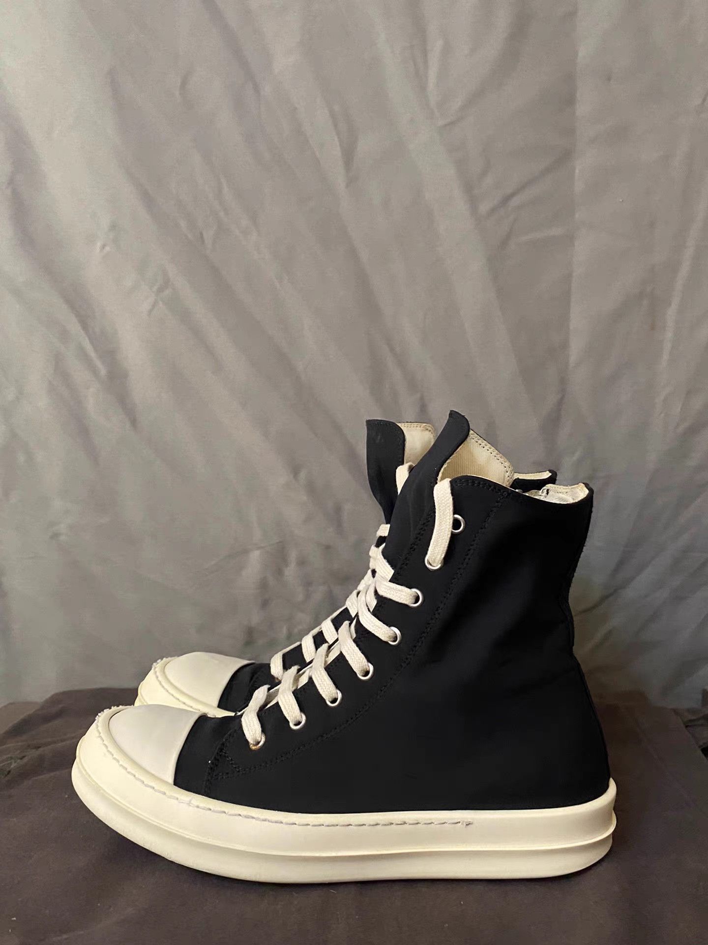 Rick Owens Rick Owens DRKSHDW Satin Ramones Size US 8 / EU 41 - 1 Thumbnail