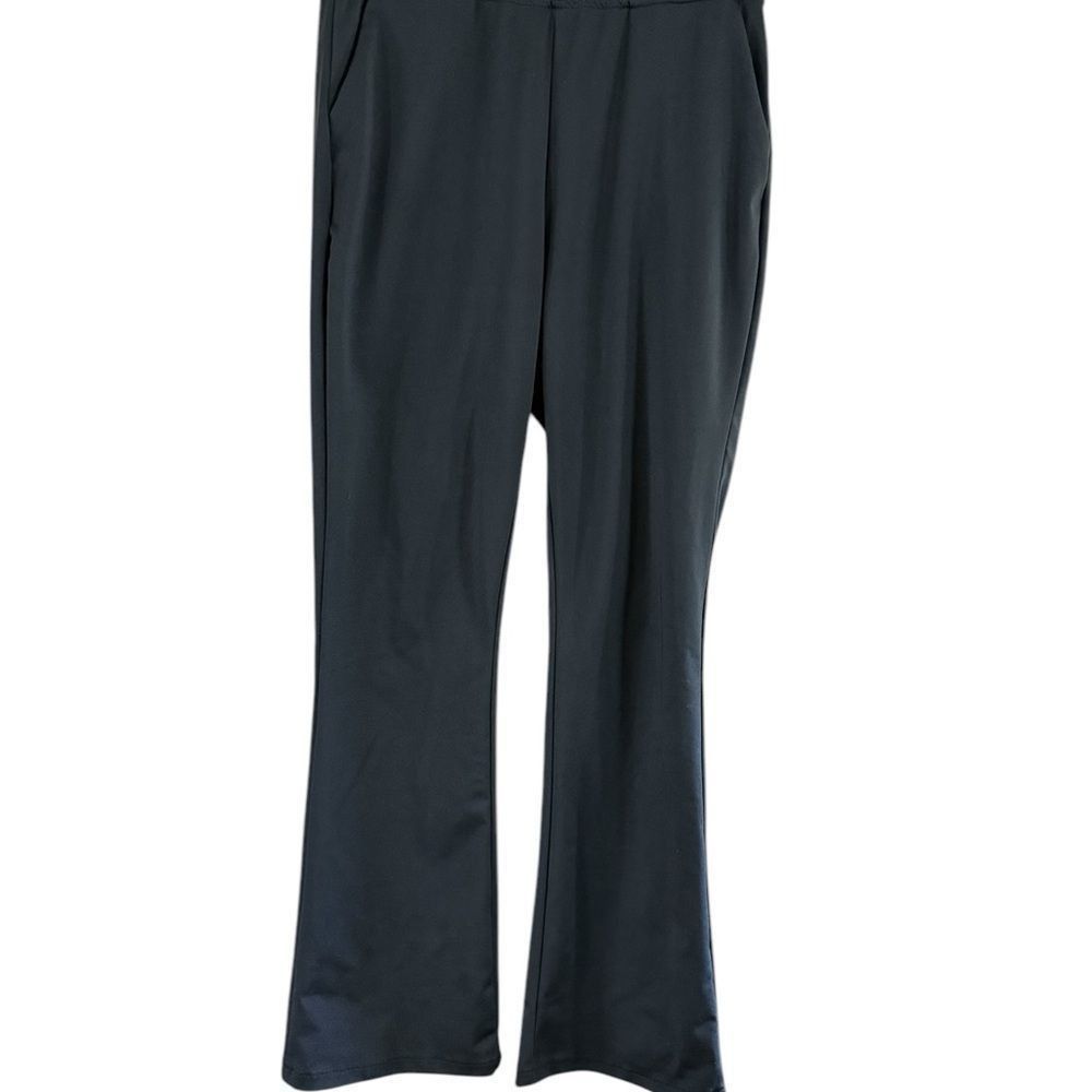 Shein SHEIN Black Flared Trousers with Stretch Fabric Size 32" / US 10 / IT 46 - 7 Thumbnail