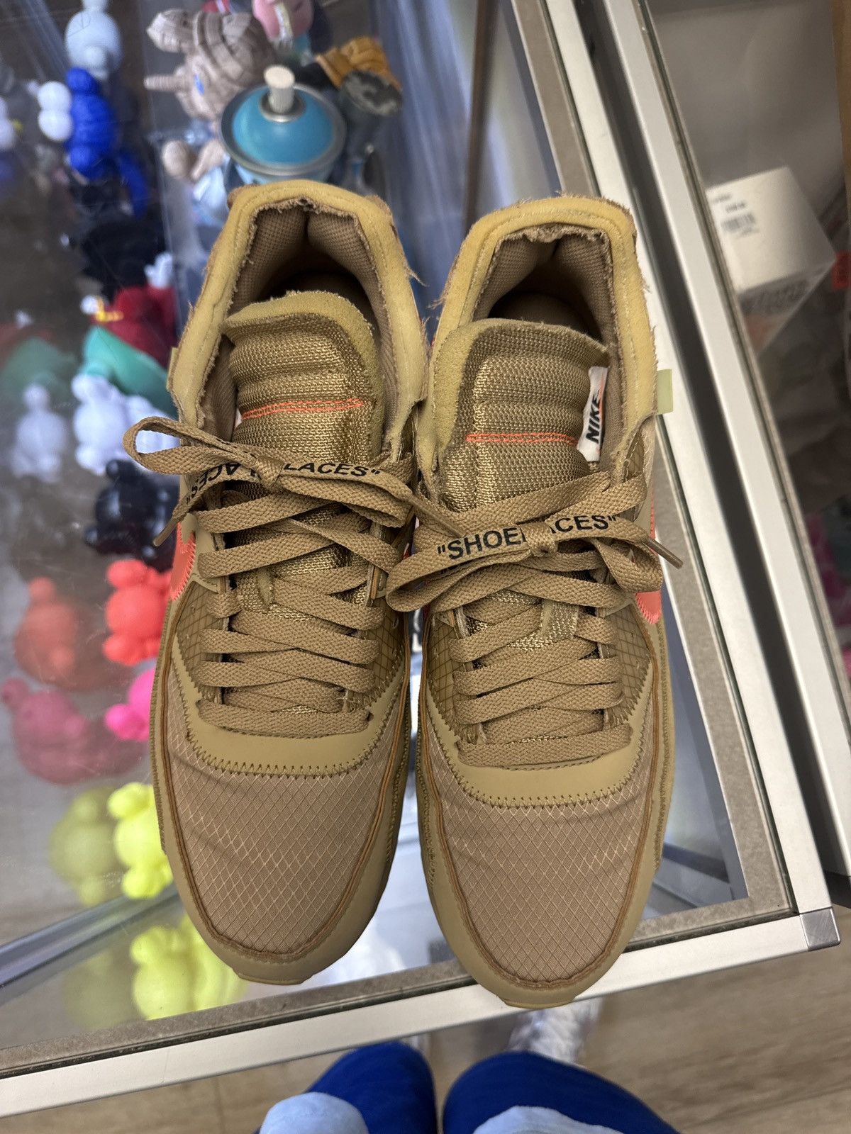 Nike × Off-White Nike x Off White Air Max 90 Desert Ore Size US 9.5 / EU 42-43 - 9 Thumbnail