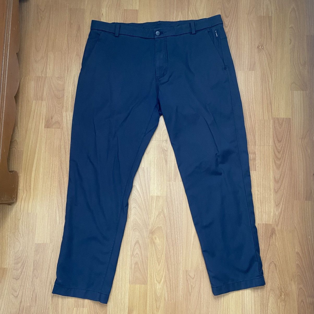 Lululemon Lululemon 5 Pocket Logo Navy Pants Men’s 38 Size US 38 / EU 54 - 2 Thumbnail