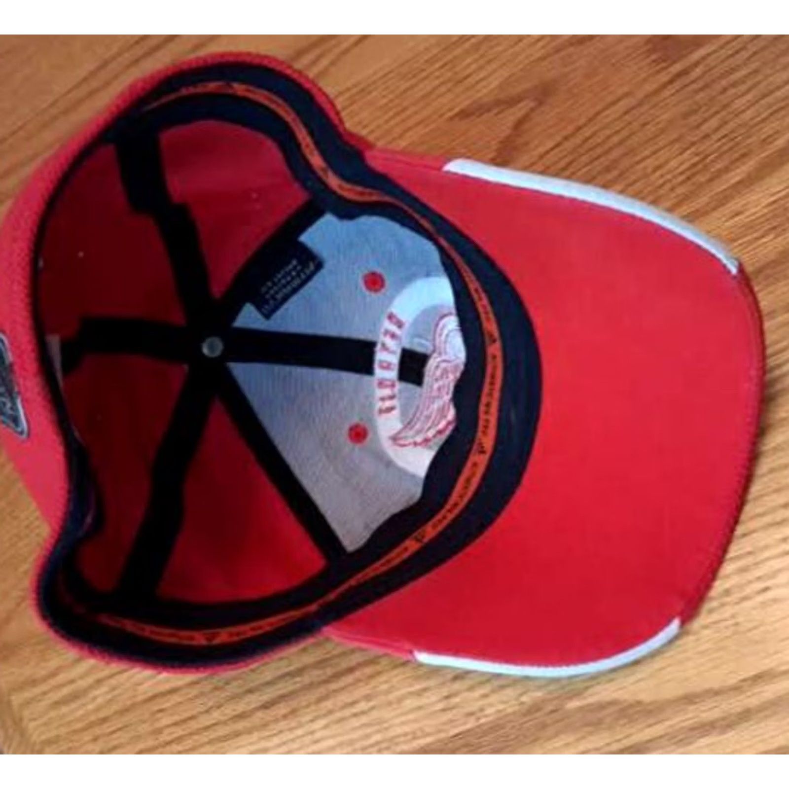 Adidas adidas Detroit Red Wings Hockey Fitted Hat LG/XL Stretch Red Baseball Cap Men XL Mens Sports Hat Size ONE SIZE - 6 Thumbnail