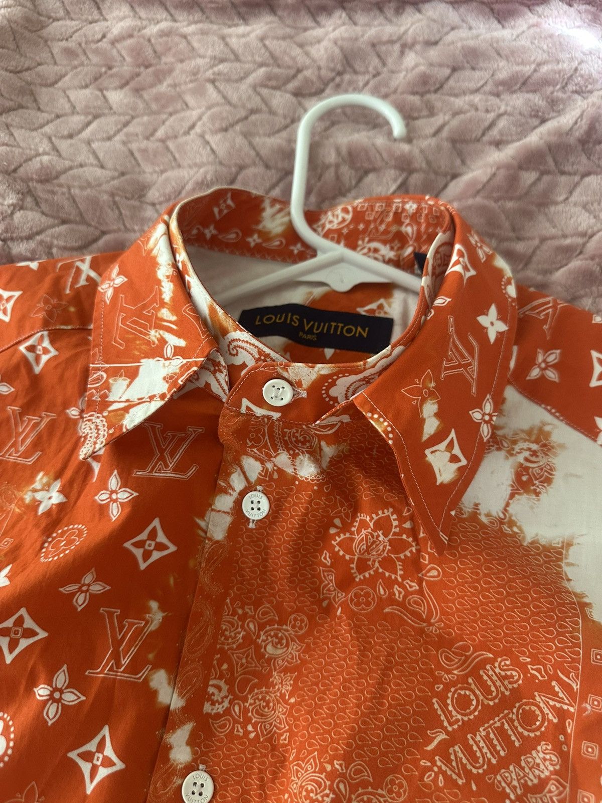 Louis Vuitton Authentic Louis Vuitton Monogram Bandana Button‑Down Shirt Size US S / EU 44-46 / 1 - 14 Thumbnail