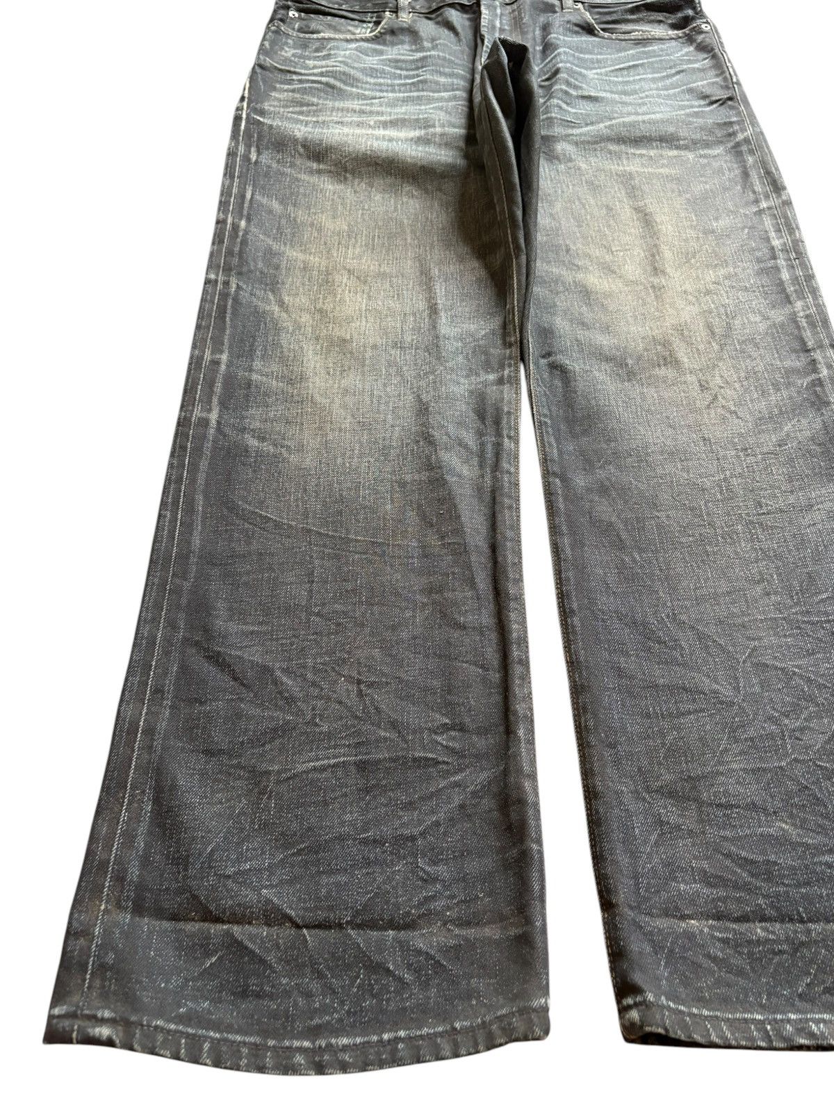 Gap Vintage Gap Rusty Mud Wash Distressed Loose Baggy Jeans Size US 36 / EU 52 - 6 Thumbnail