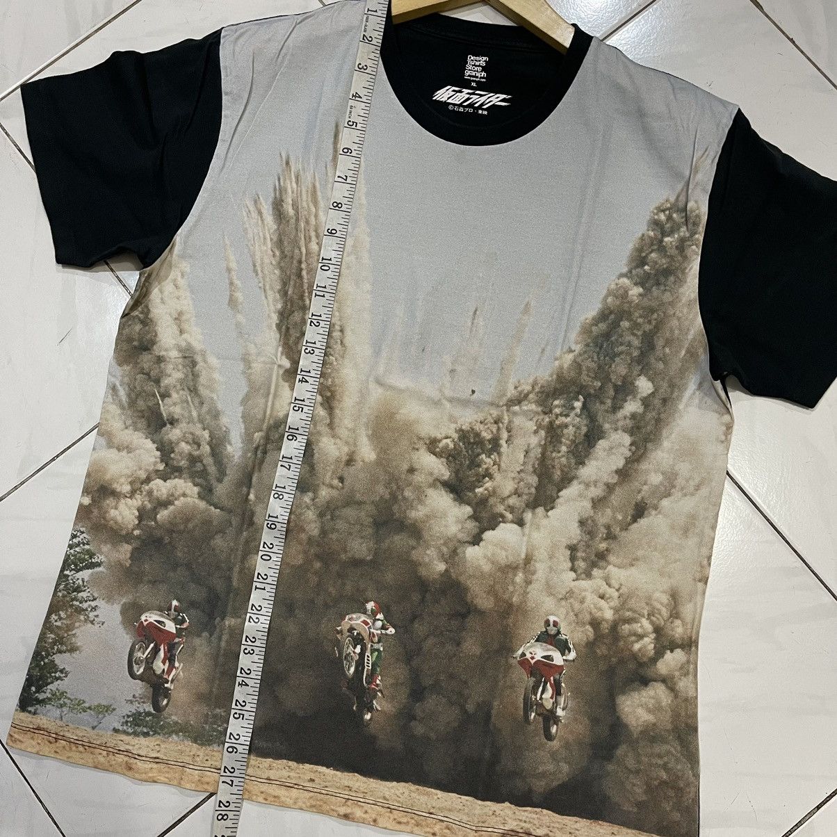 Anime × Japanese Brand Y2K DTSG x kamen rider all over print tee Size US L / EU 52-54 / 3 - 8 Thumbnail