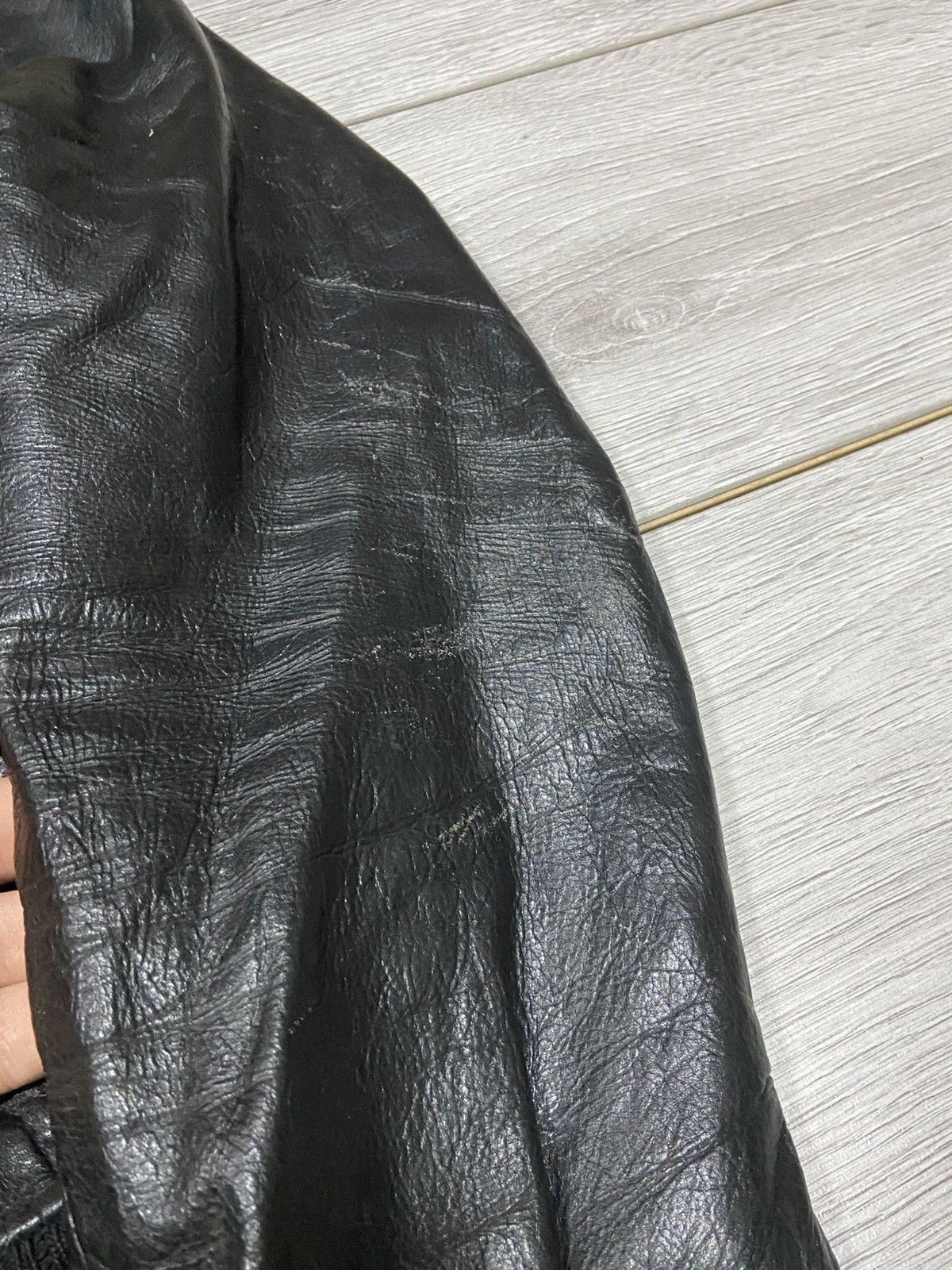 Genuine Leather Leather bomber jacket vintage zip Size US S / EU 44-46 / 1 - 5 Thumbnail