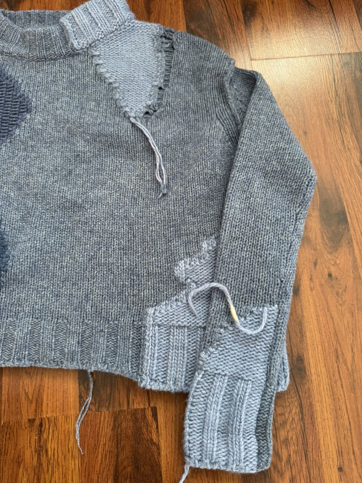 Acne Studios RARE GRAIL acne studios patchwork Ovira Asymetrical Knit XS Size US XS / EU 42 / 0 - 6 Thumbnail