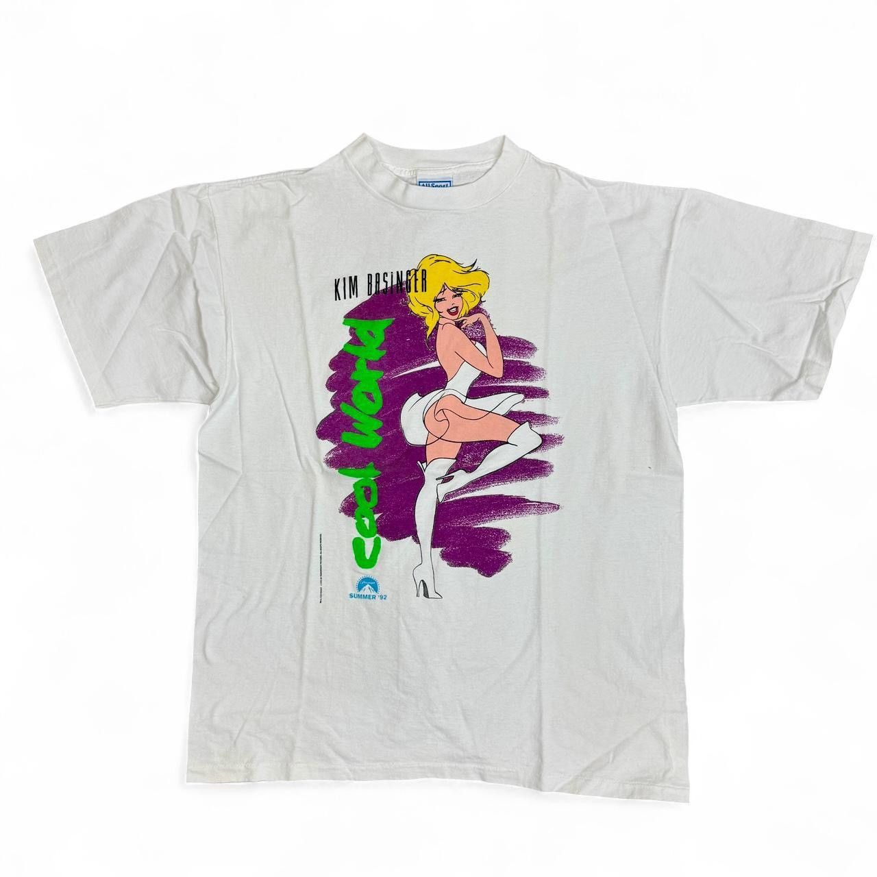 All Sport Vintage 90s Cool World Kim Basinger Paramount Movie T-Shirt Size US XL / EU 56 / 4 - 1 Thumbnail