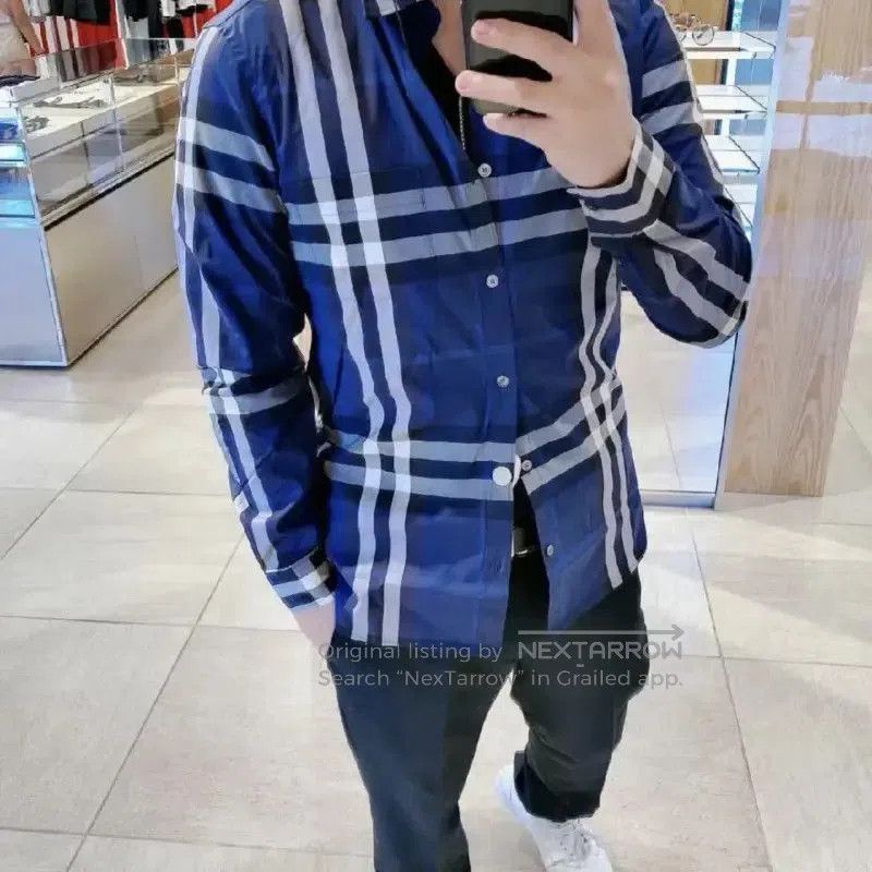 Burberry Burberry Colorful Cotton Long Sleeve Shirt for Men. Size US M / EU 48-50 / 2 - 8 Thumbnail