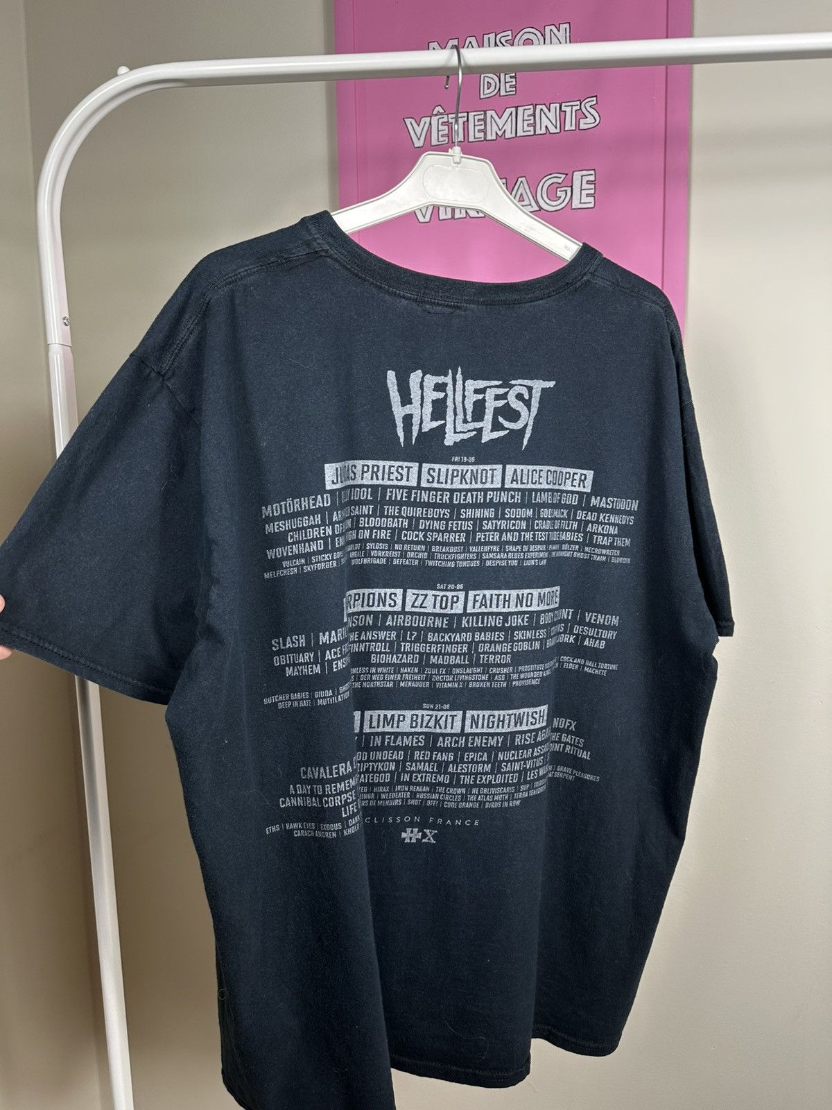 Vintage HellFest 2006 T Shirt Rock Band Tee Skull Size US L / EU 52-54 / 3 - 20 Thumbnail