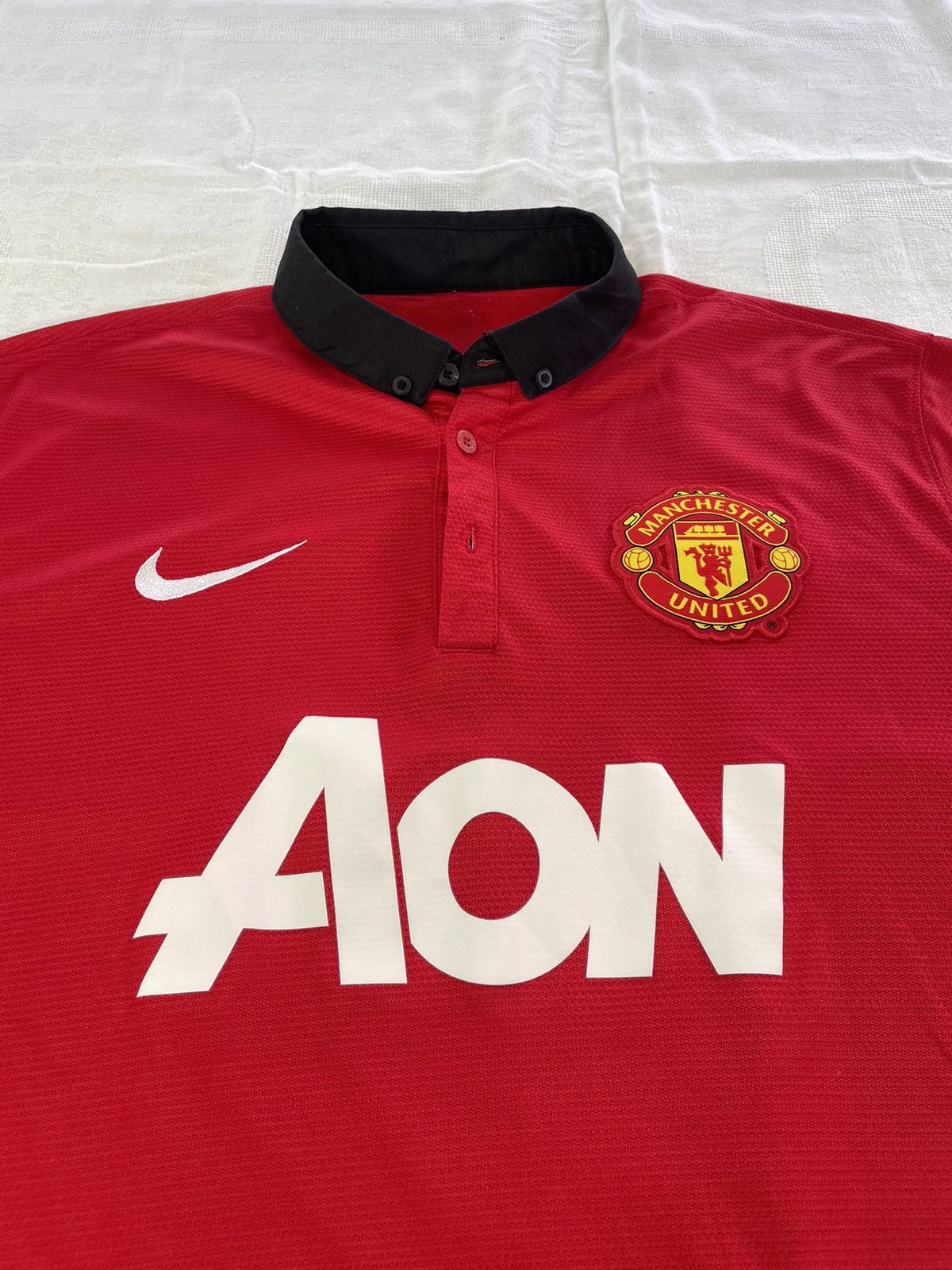 Nike Manchester United Jersey 20132014 Home Shirt Nike 532837-624 Size US L / EU 52-54 / 3 - 3 Thumbnail
