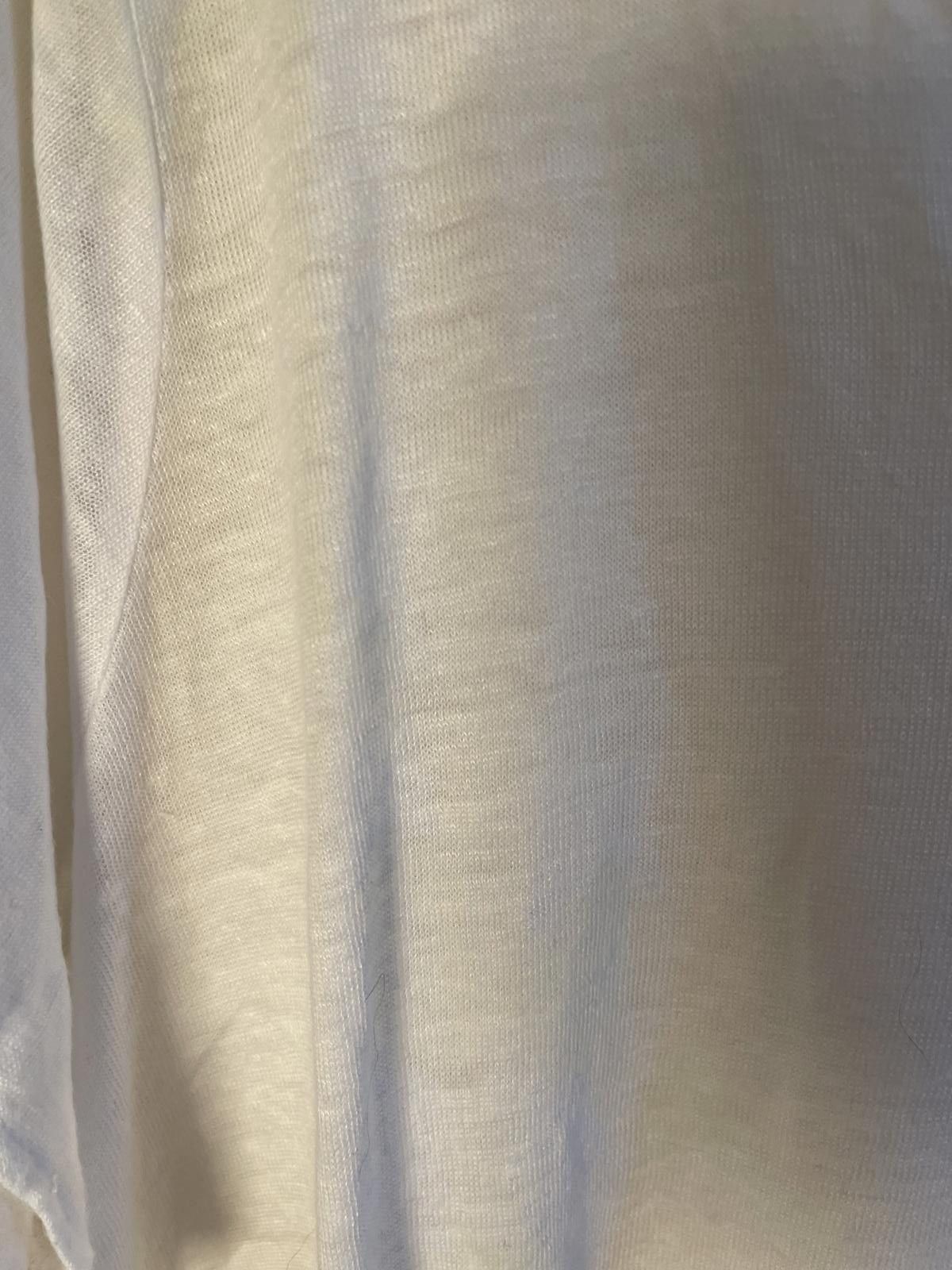 Elie Tahari Tahari 100% linen white top Size XXL / US 16-18 / IT 52-54 - 4 Thumbnail
