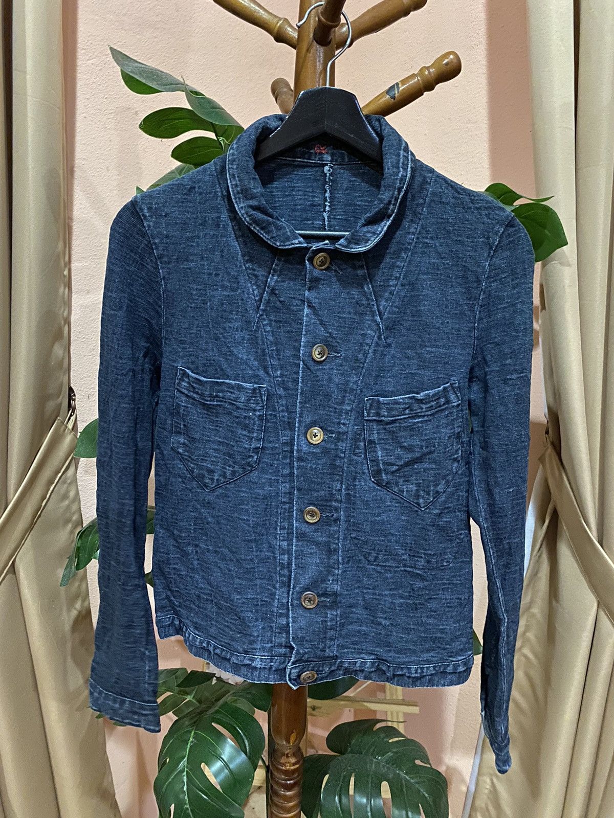 45rpm Rare 45RPM Studio Women’s Indigo-Dyed Denim Jacket Size M / US 6-8 / IT 42-44 - 12 Thumbnail