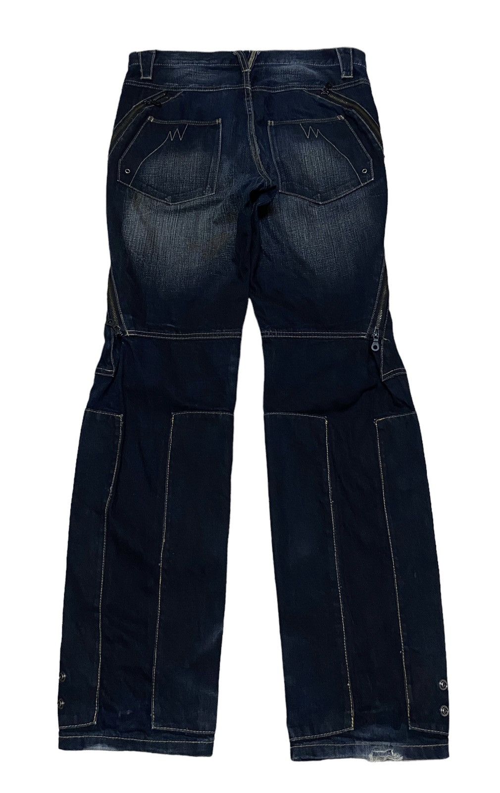 If Six Was Nine Rare Design Vintage Japanese Brand PPFM Tactical Jeans 1990s Size US 34 / EU 50 - 2 Thumbnail