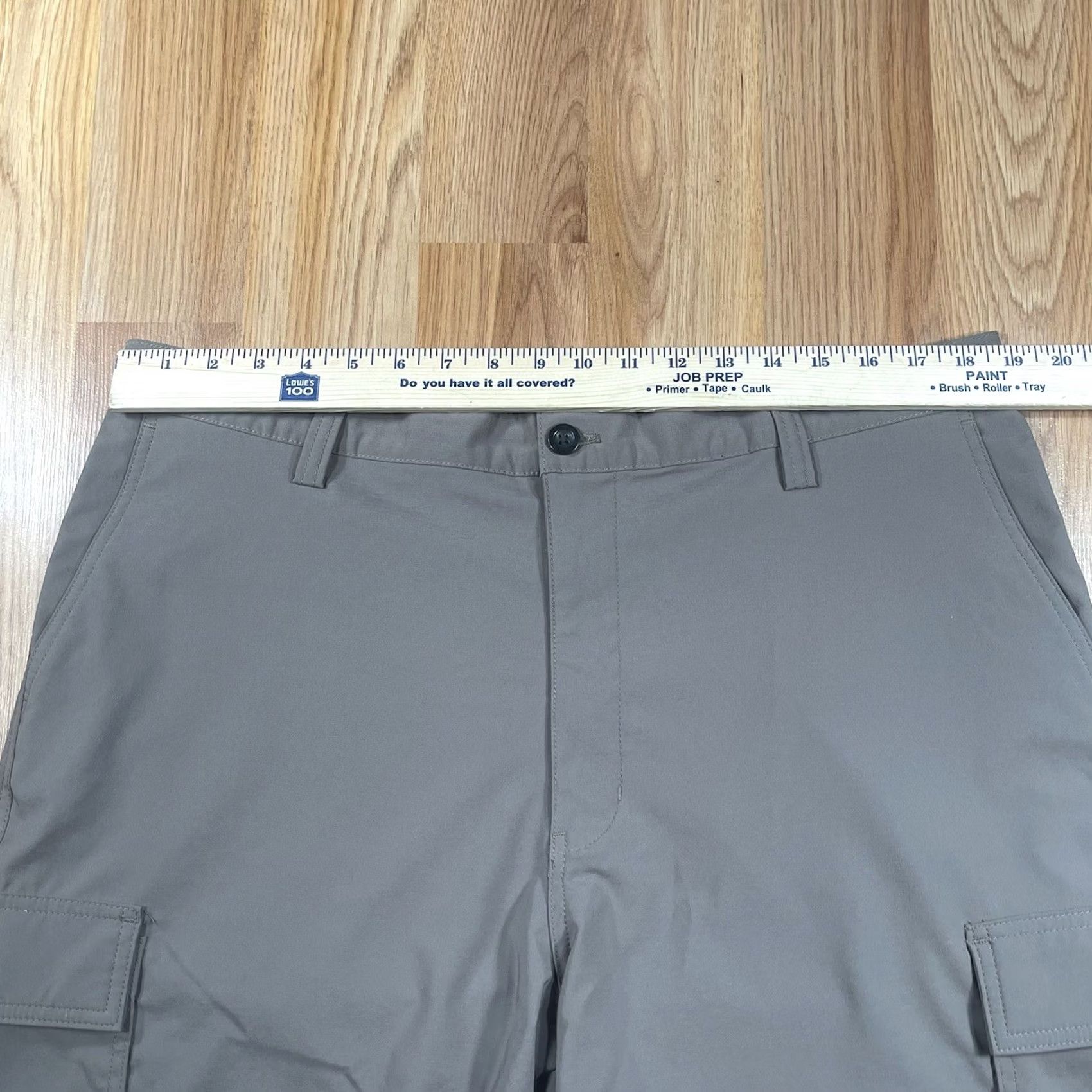 Chaps Chaps Shorts Mens Size 38 Green Cargo Utility Khaki Stretch Flat Front Pockets Size US 38 / EU 54 - 3 Thumbnail