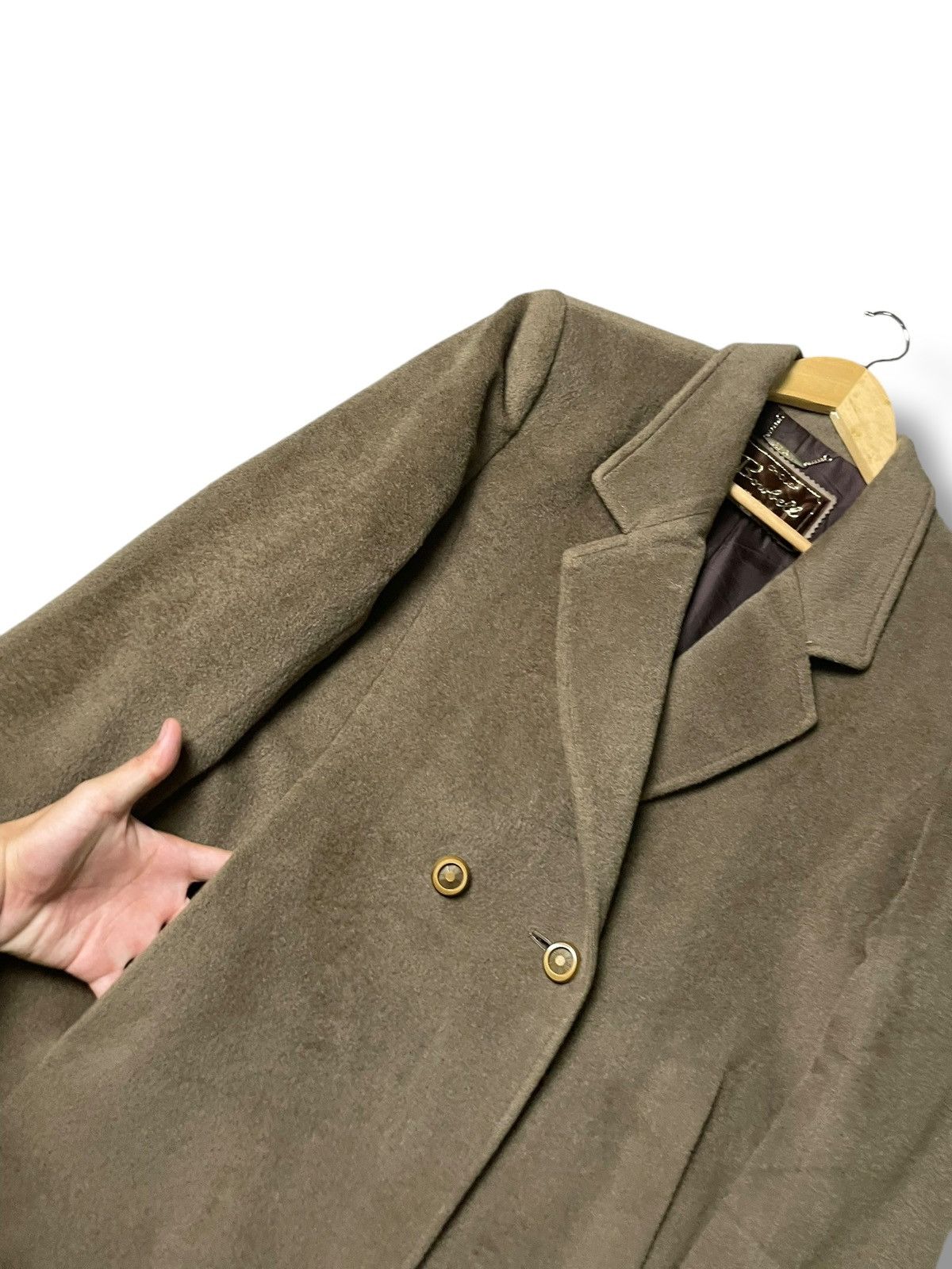 Japanese Brand × Vintage Vintage Bowbell Brand Velvet Double Breasted Coat (65) Size US XS / EU 42 / 0 - 5 Thumbnail