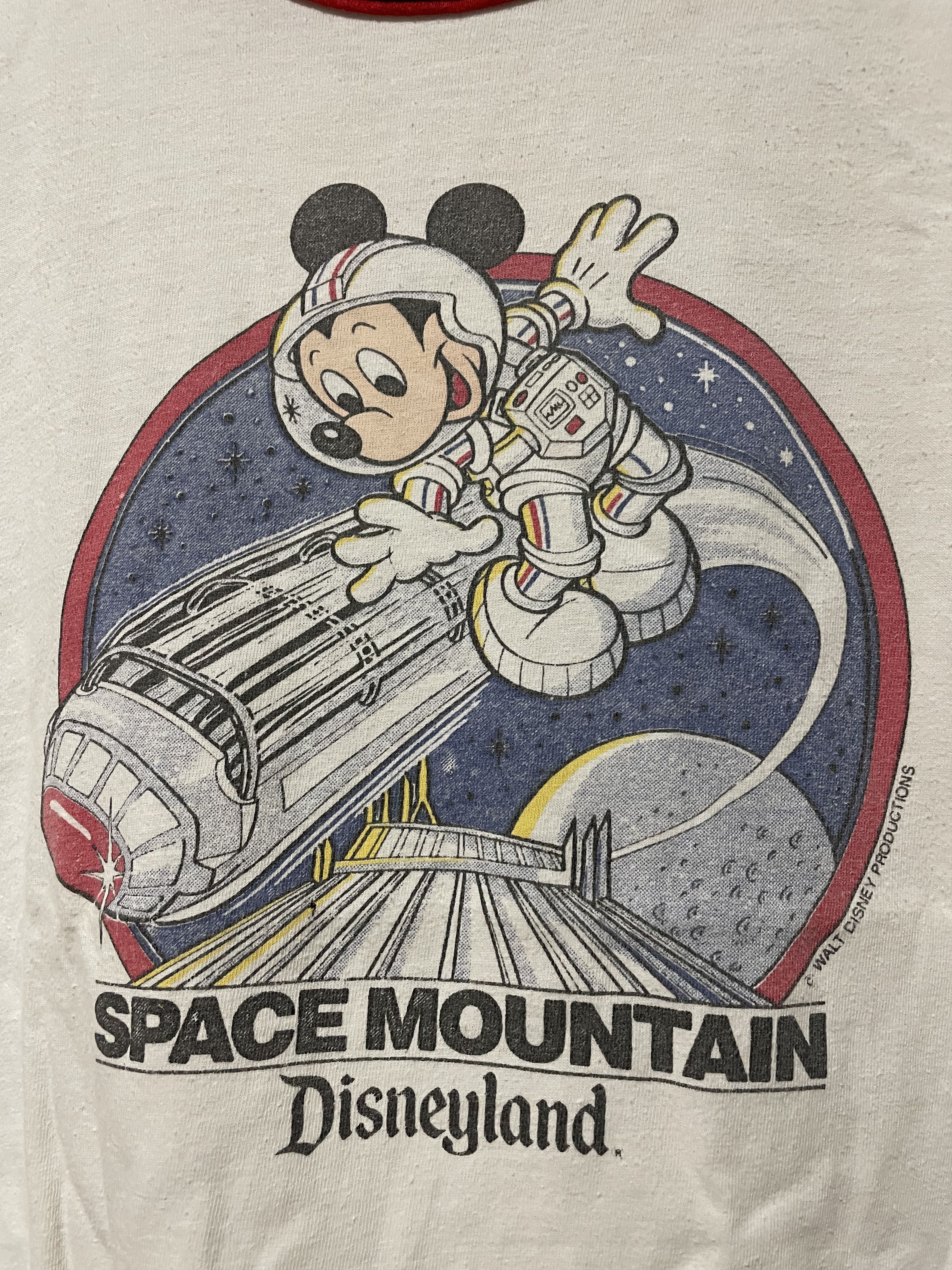 Vintage 80s Disneyland Space Mountain W/ Free 80s Mickey Size US L / EU 52-54 / 3 - 5 Thumbnail