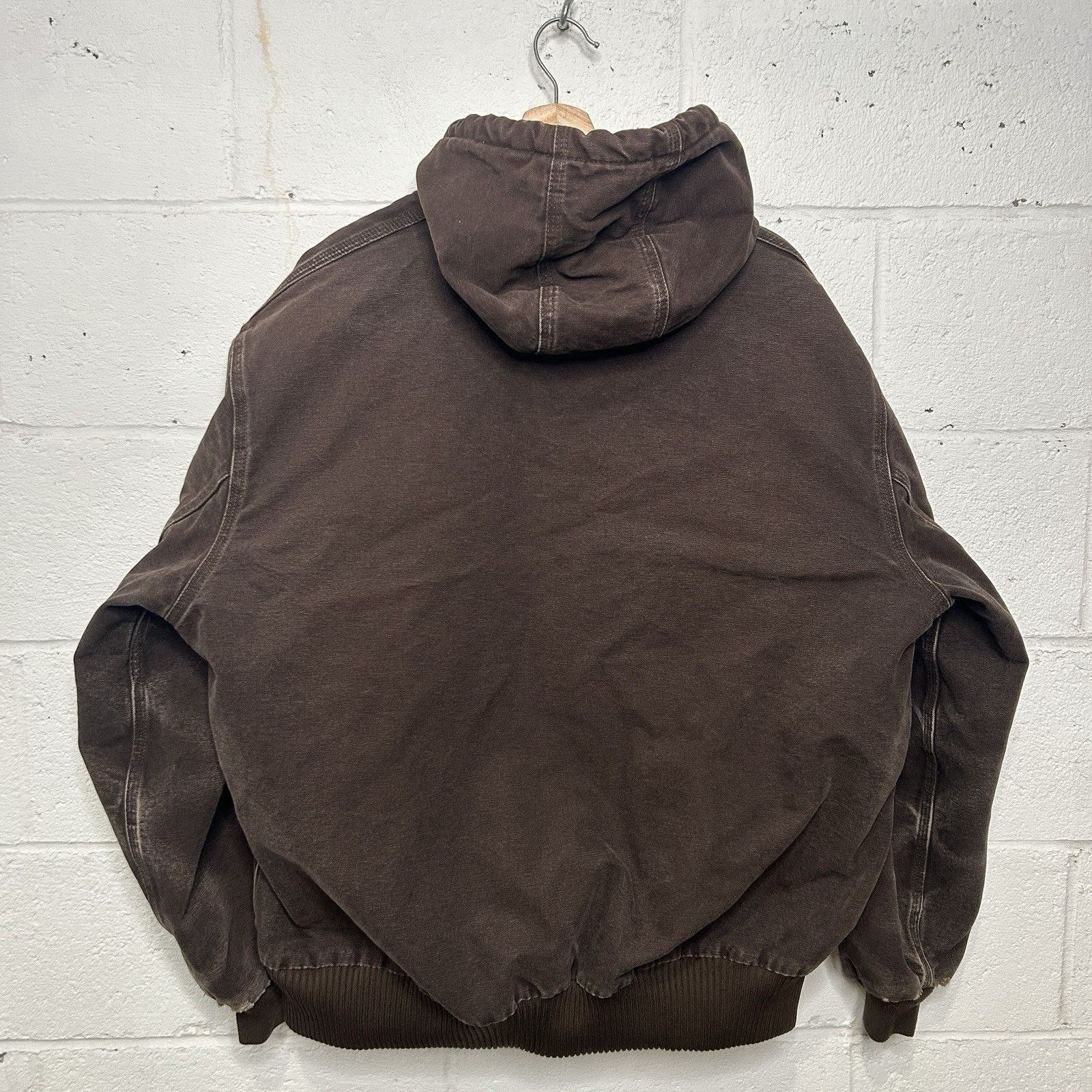 Carhartt Vintage Carhartt Hooded Active Jacket “Dark Brown” J130 DKB Size US XL / EU 56 / 4 - 2 Thumbnail