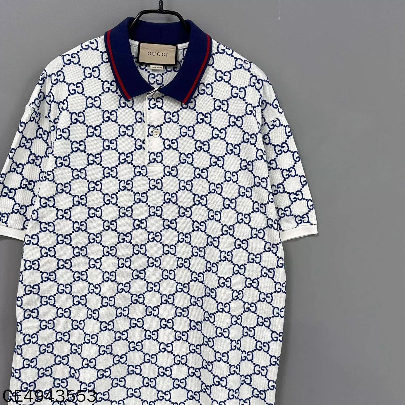 Gucci GUCCI Jacquard All-Over Print Polo Shirt XL Size US XL / EU 56 / 4 - 2 Thumbnail